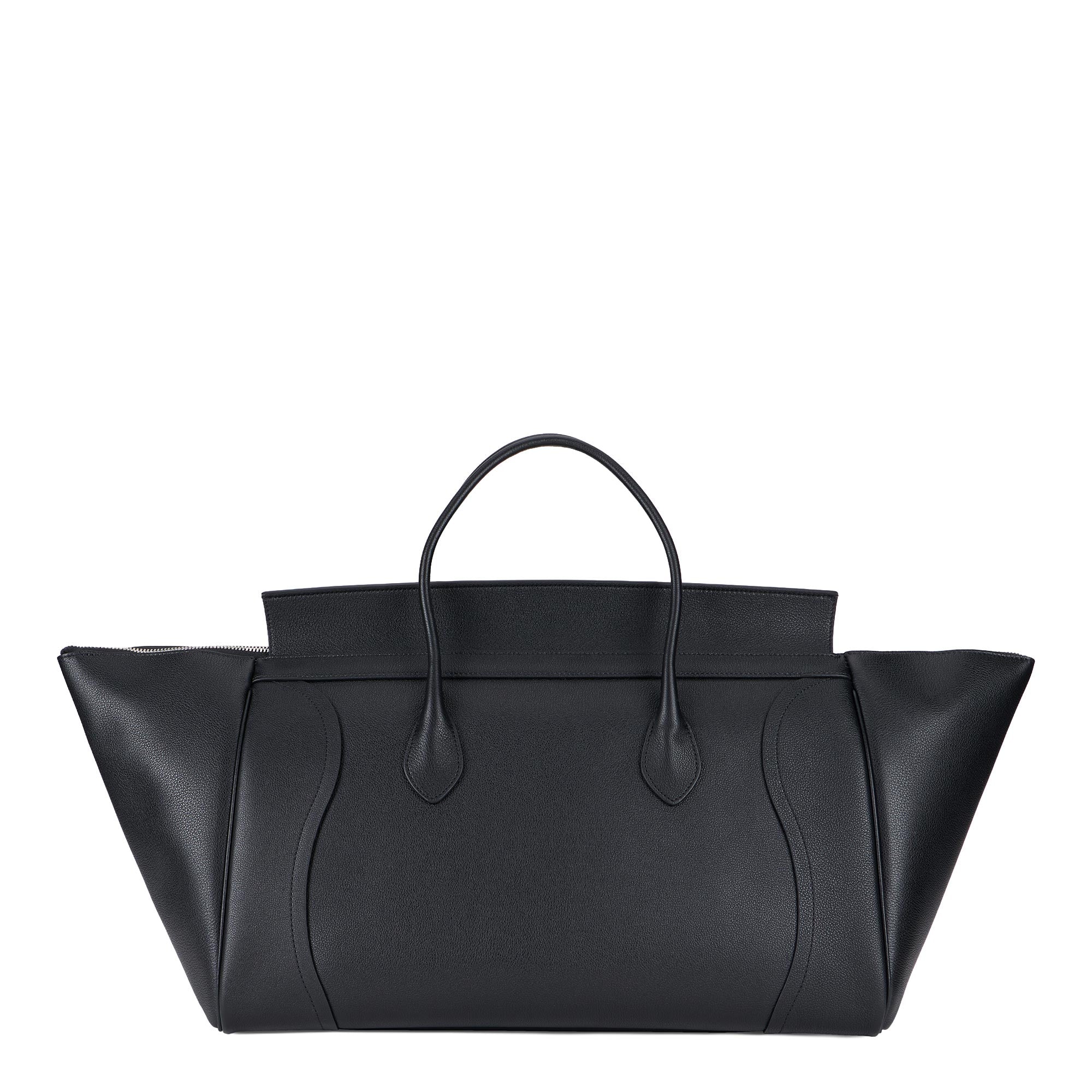 Luggage Big in Grained Calfskin - Black - Image 3