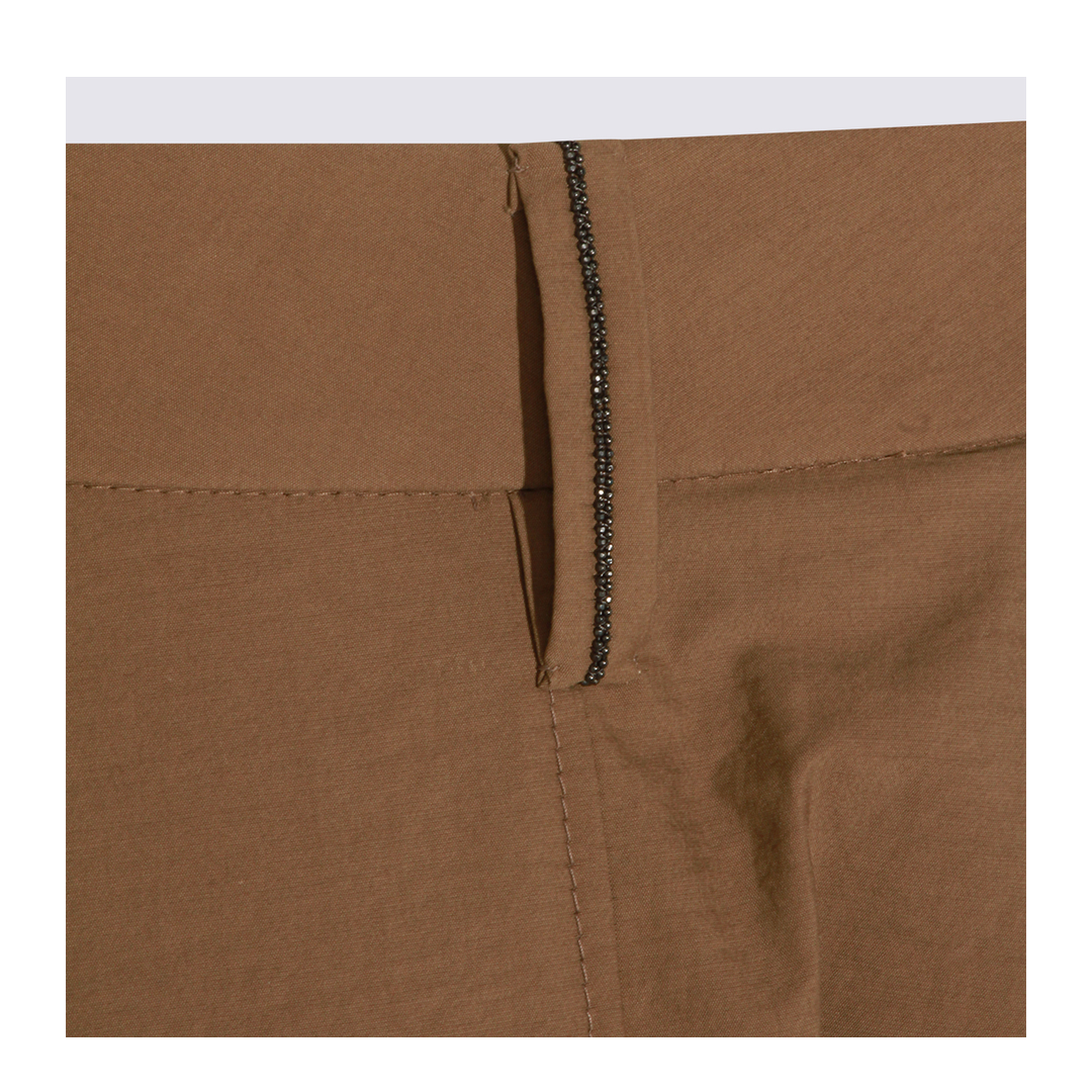 Women's Cotton Skirt Brown - Image 8