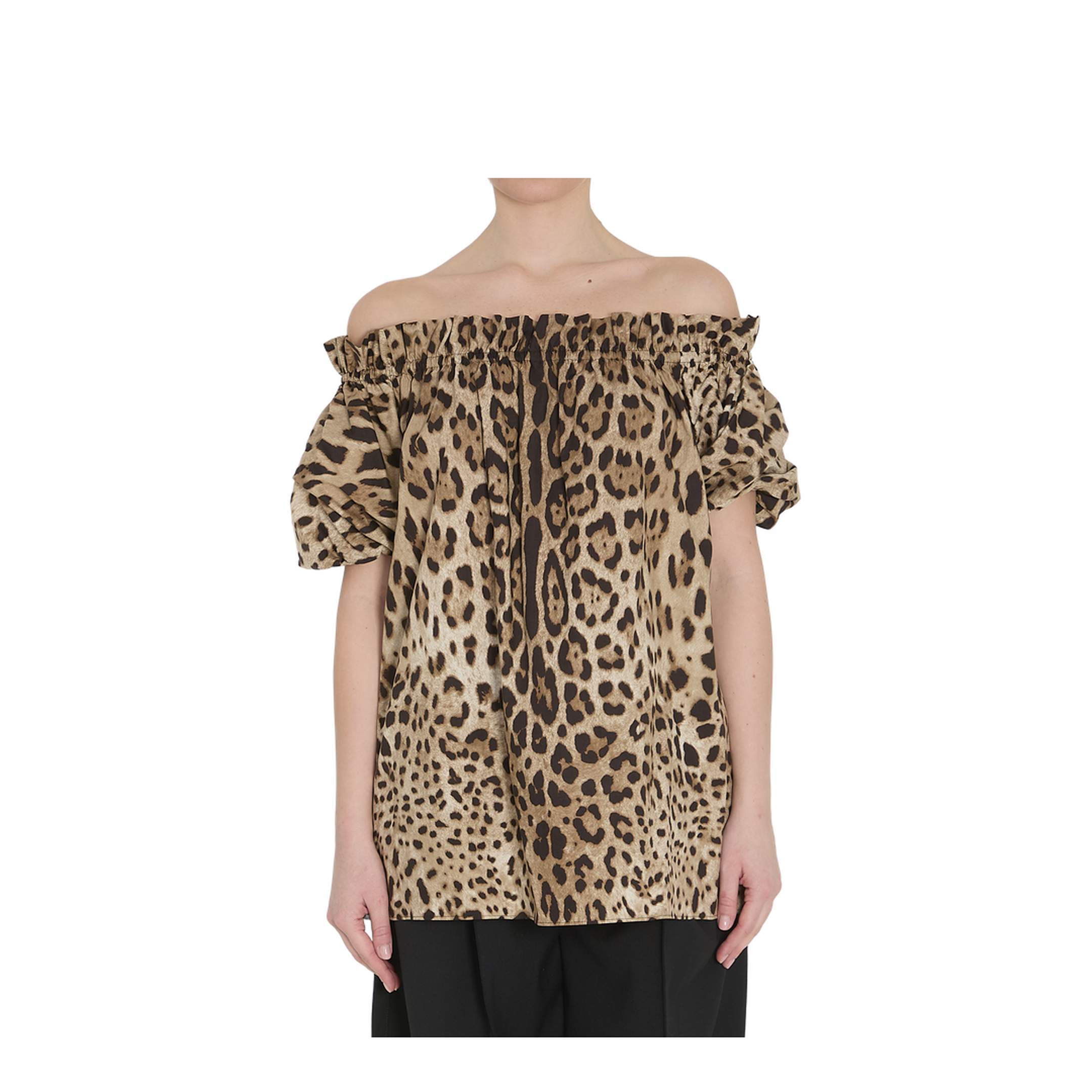 Animal Print Cotton Top - Image 1