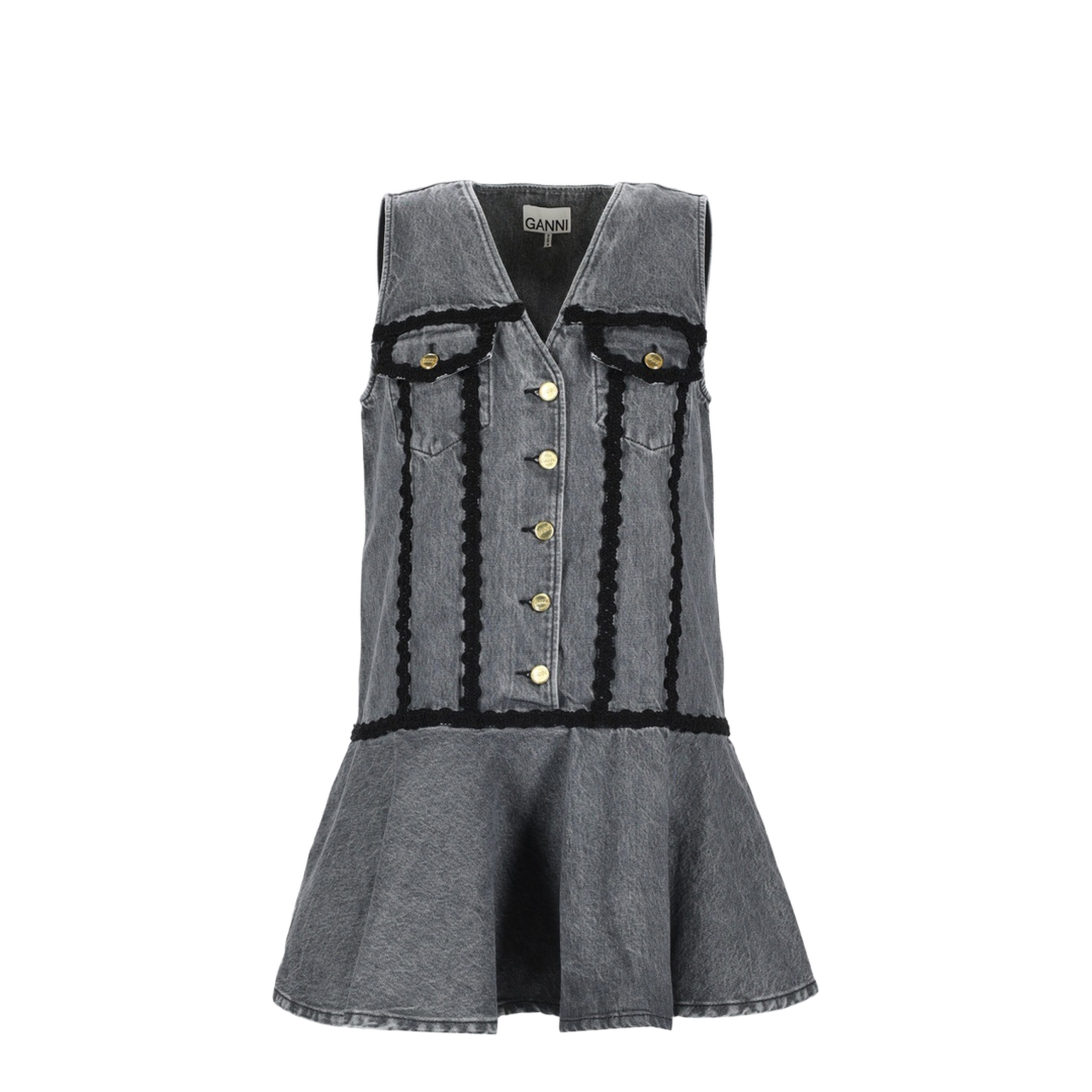 Cotton Mini Dress - Image 1