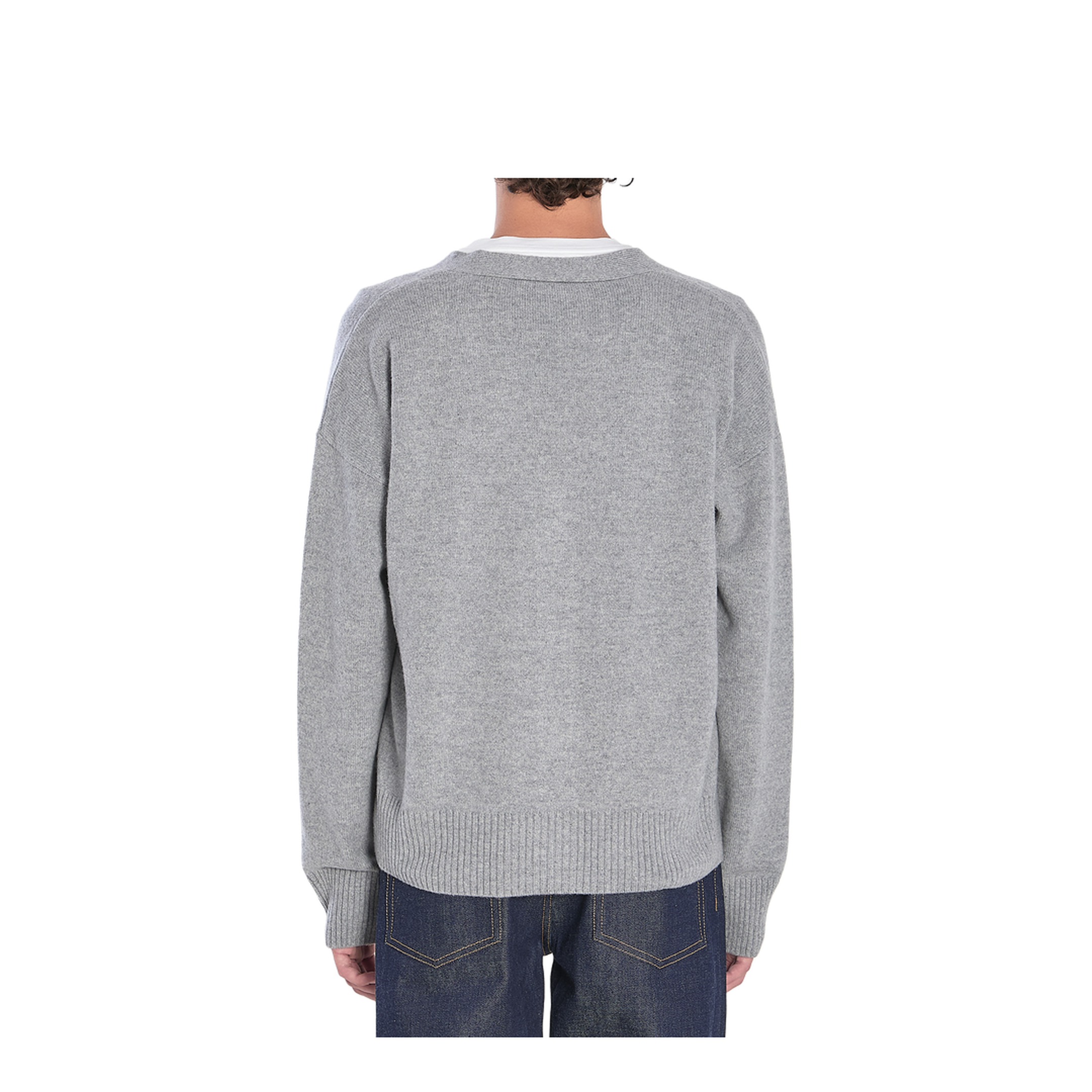 Ami De Coeur Cardigan Grey - Image 4