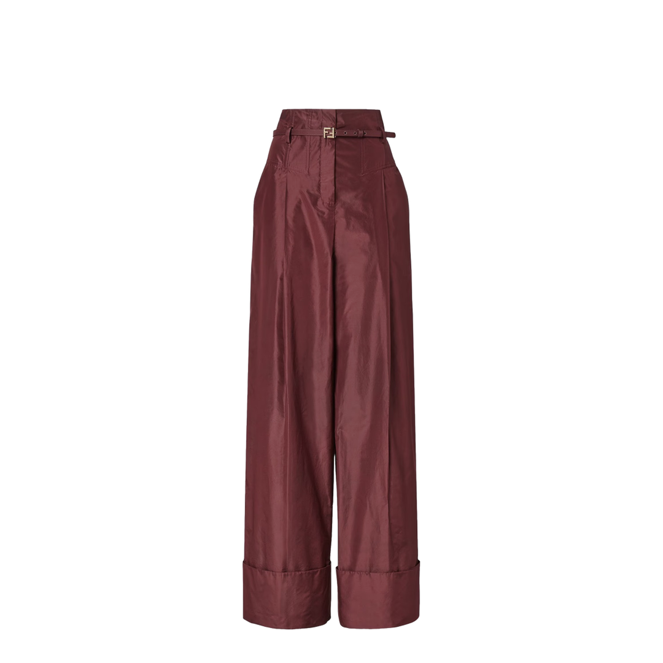 Trousers Silk Red - Image 1