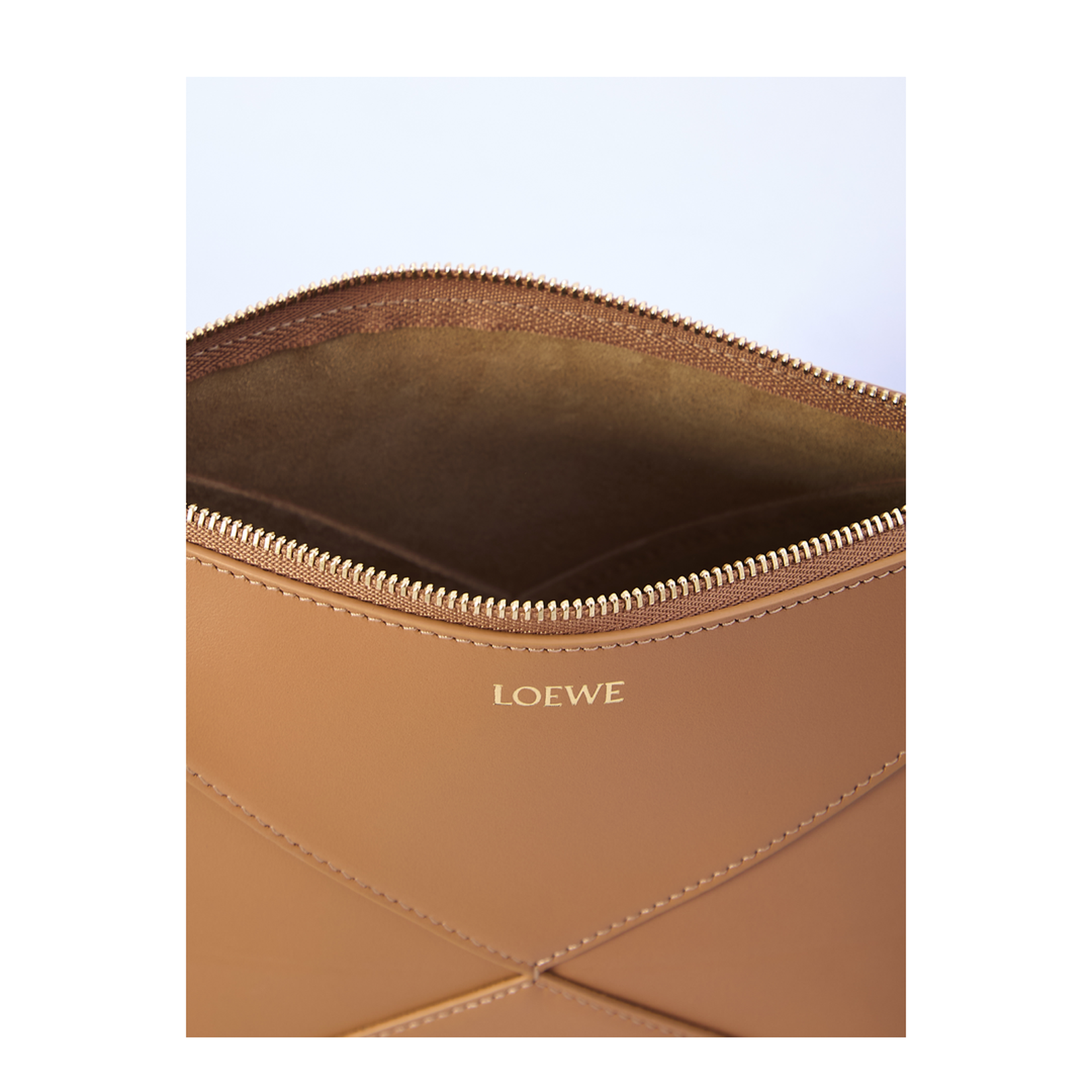 Puzzle Fold Pouch in Shiny Nappa Calfskin - Image 4