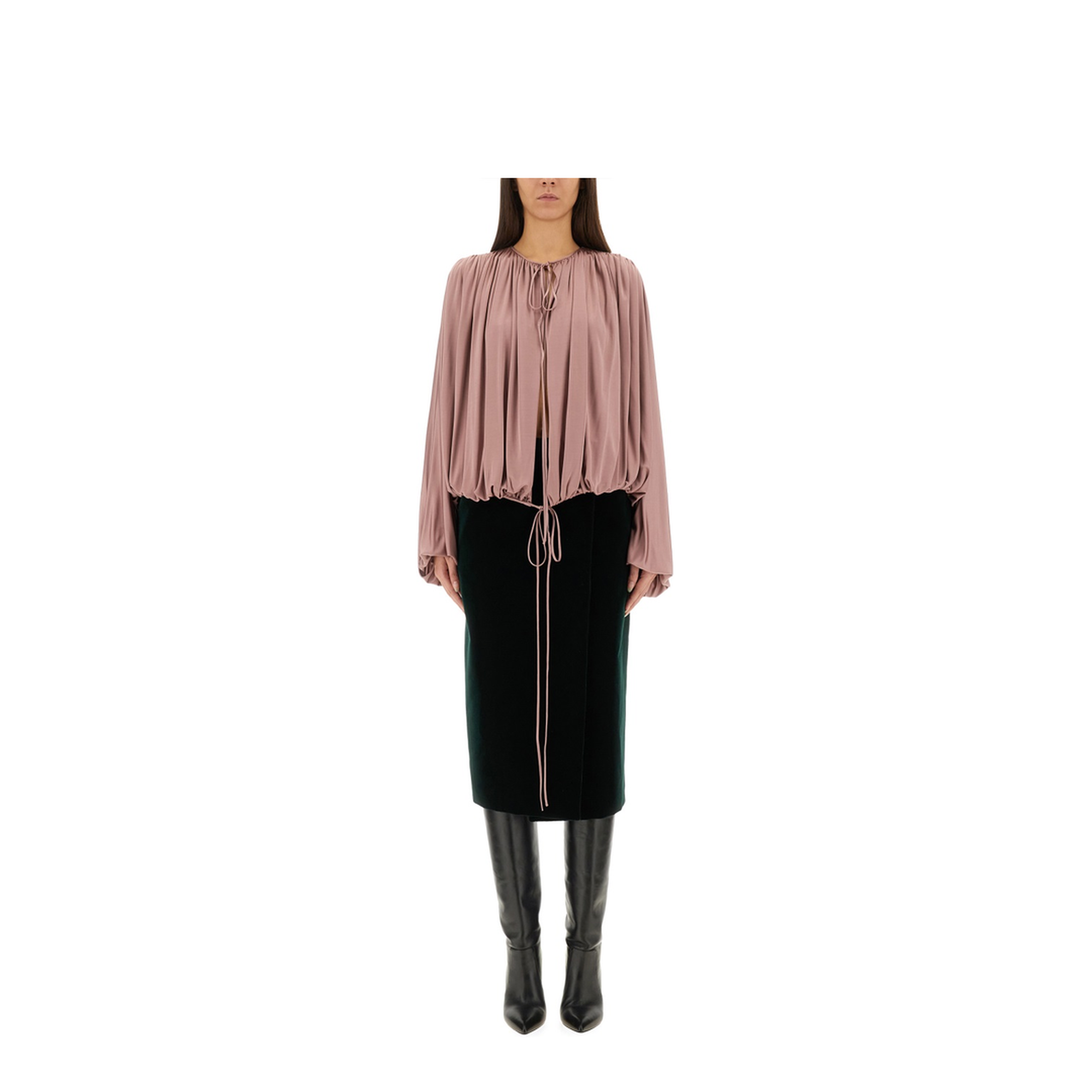 Fluid Knit Blouse - Image 1