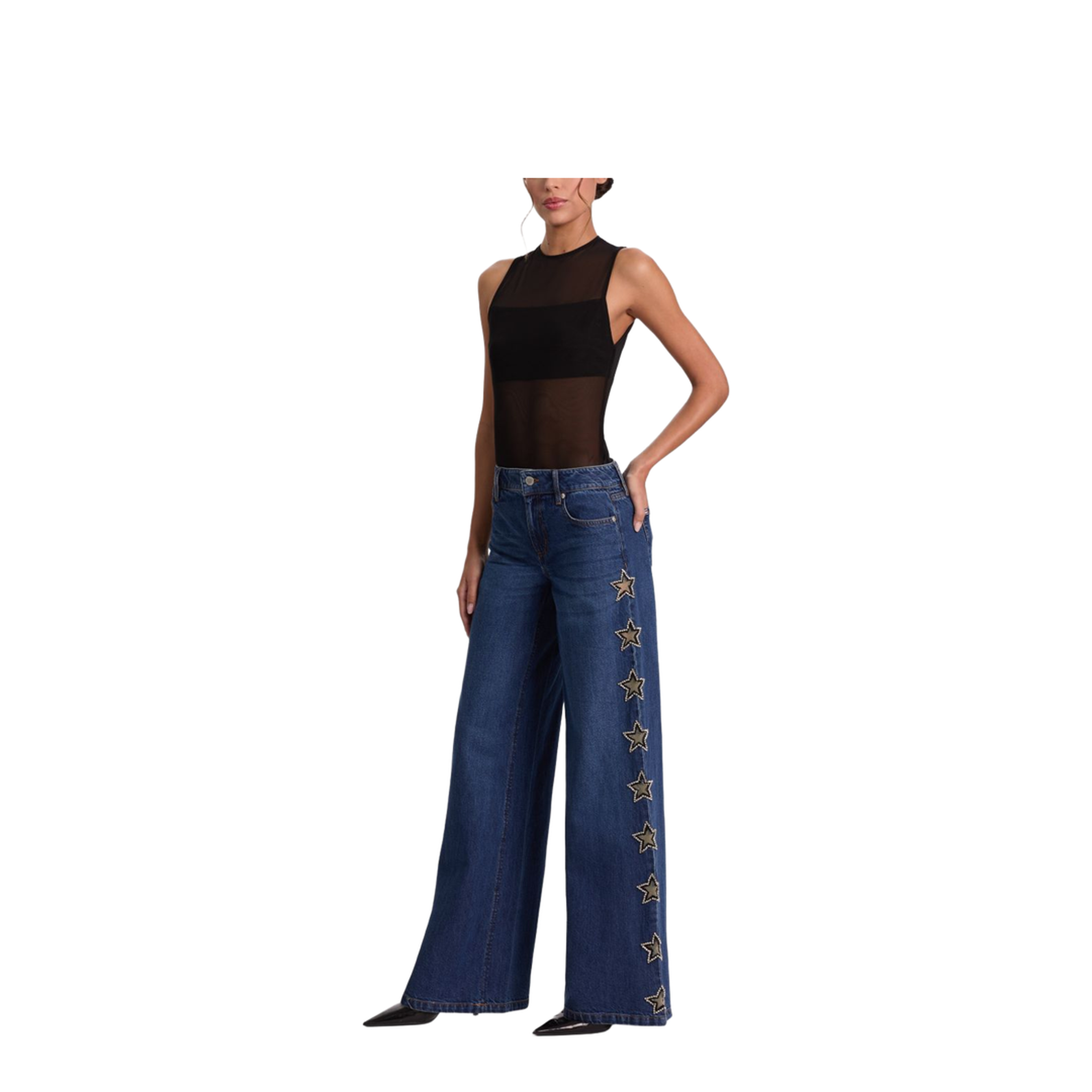 Amazing Embellished Jean In Dark Rinse - Image 2