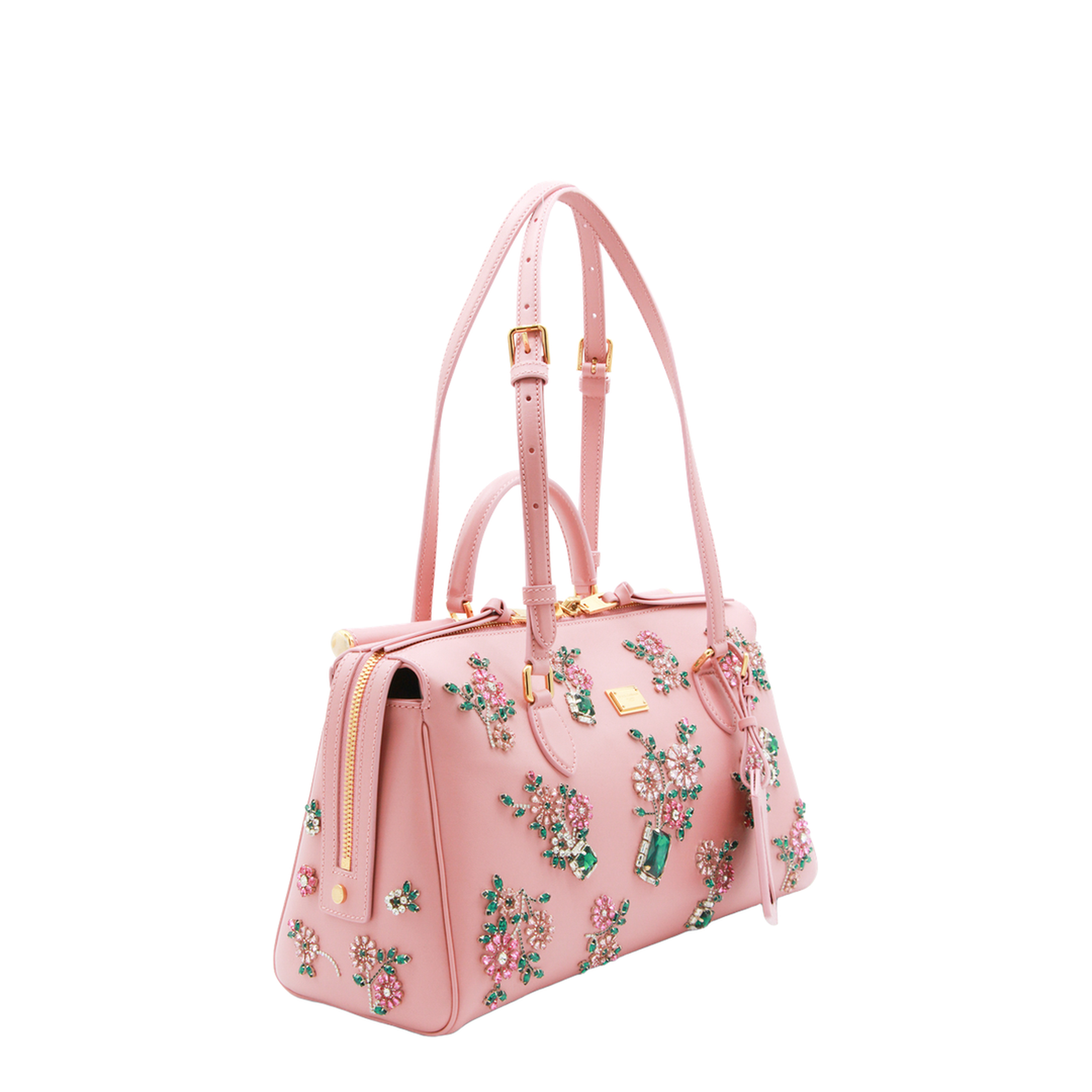 Vittoria Medium Calfskin Handbag - Pink - Image 2