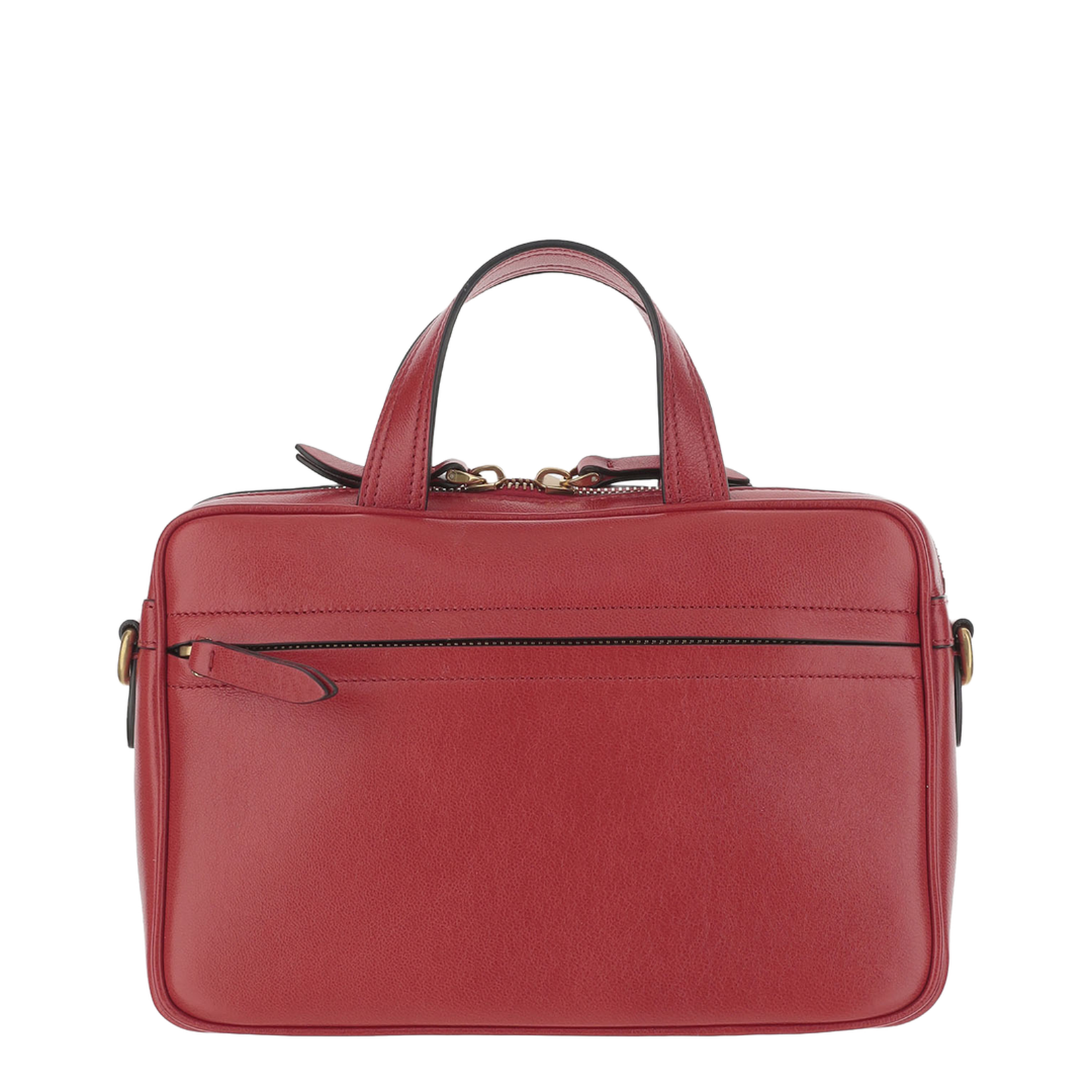 Viva Superstar Medium Nappa Leather Handbag - Red/Black - Image 3