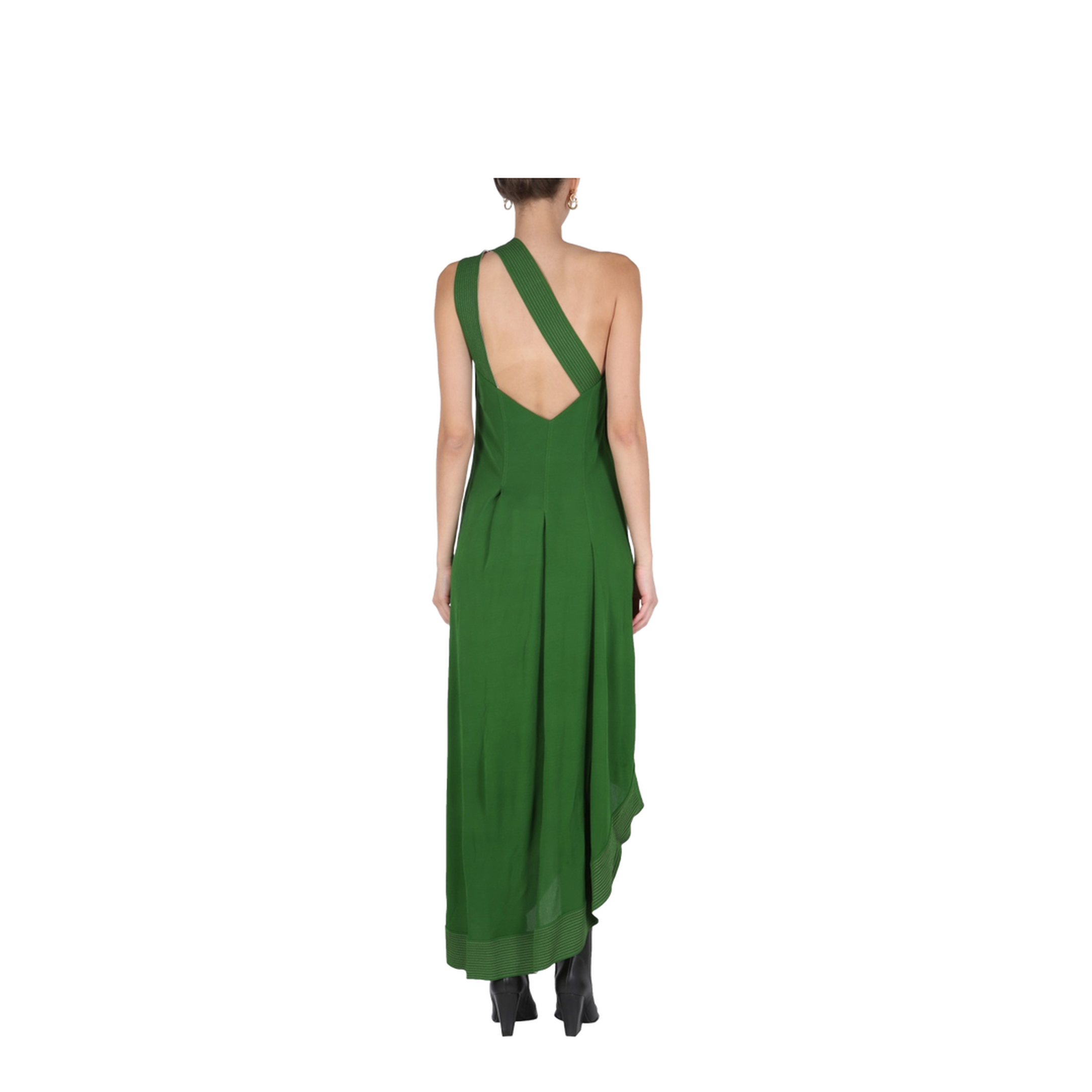 Dress with Contrasting Stitching - Image 3