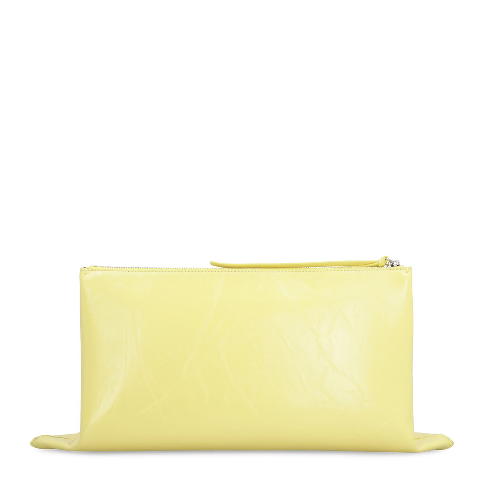 Impero Midi Leather Clutch Bag - Image 3