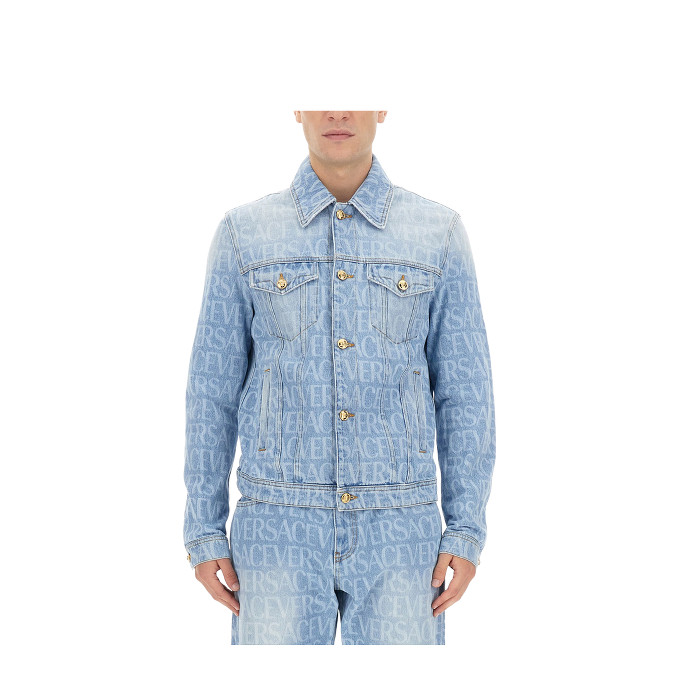 Light Blue Denim Blouson - Image 1