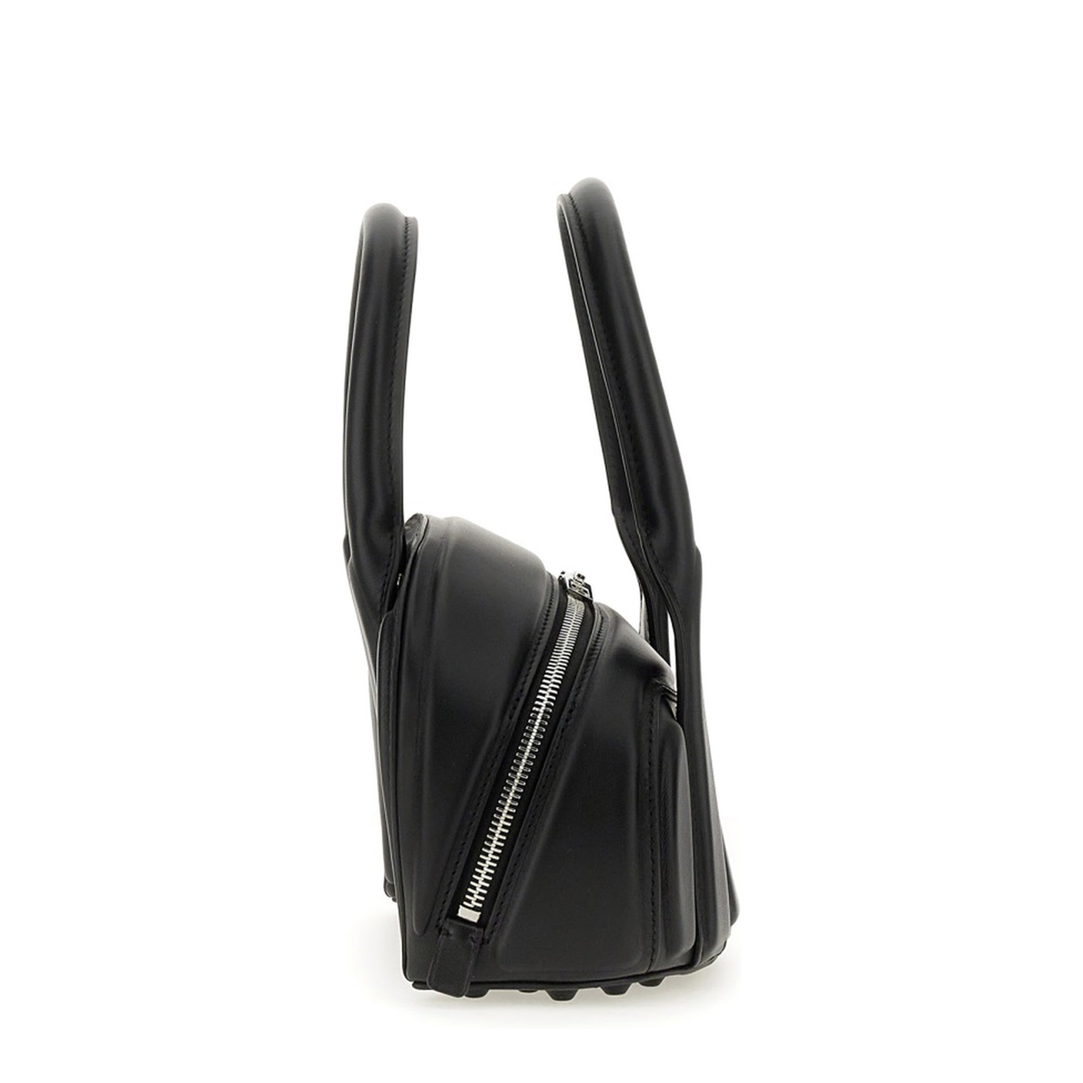 Roc Small Lambskin Nappa Shoulder Bag - Black - Image 3