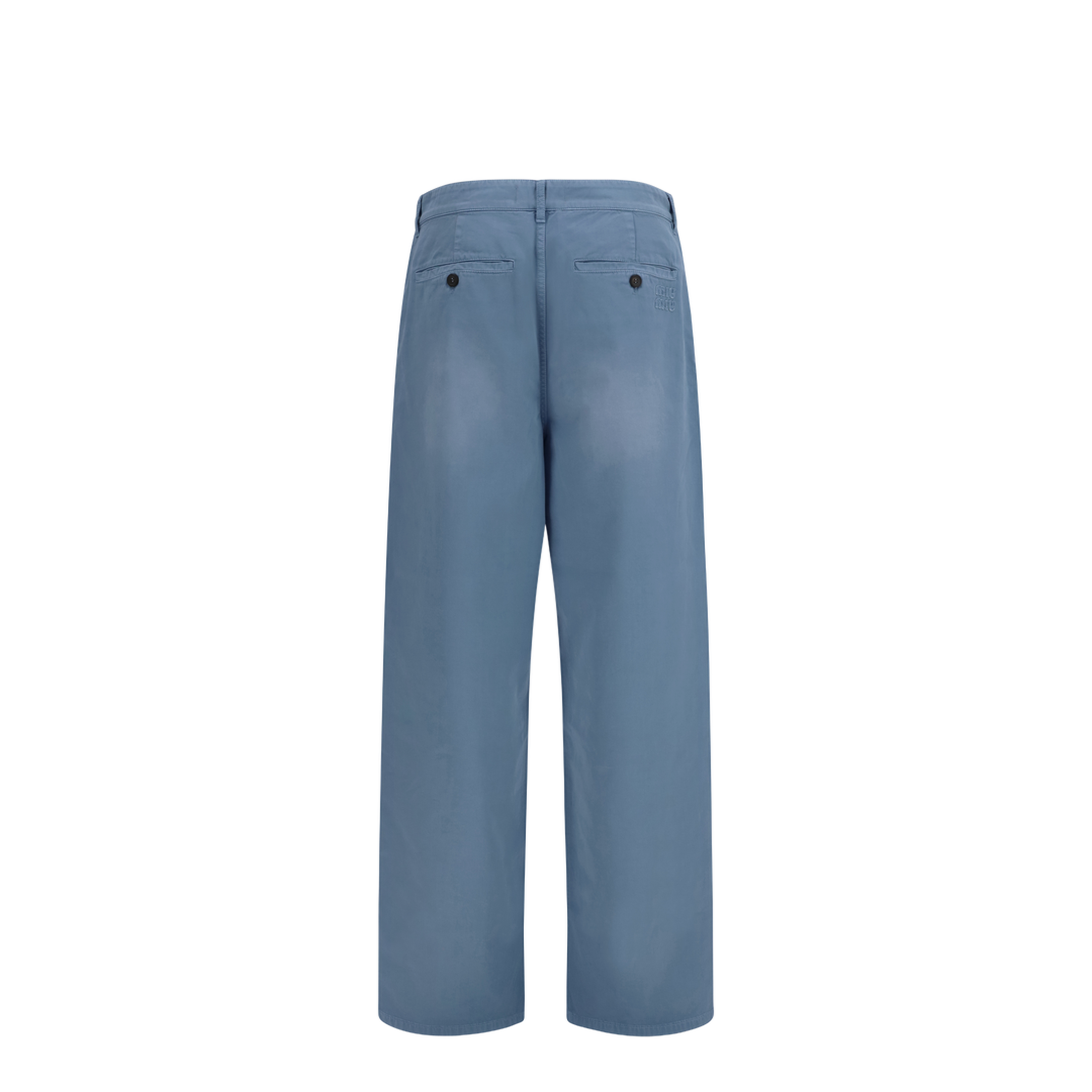 Garment-dyed wide-leg Pants - Image 2