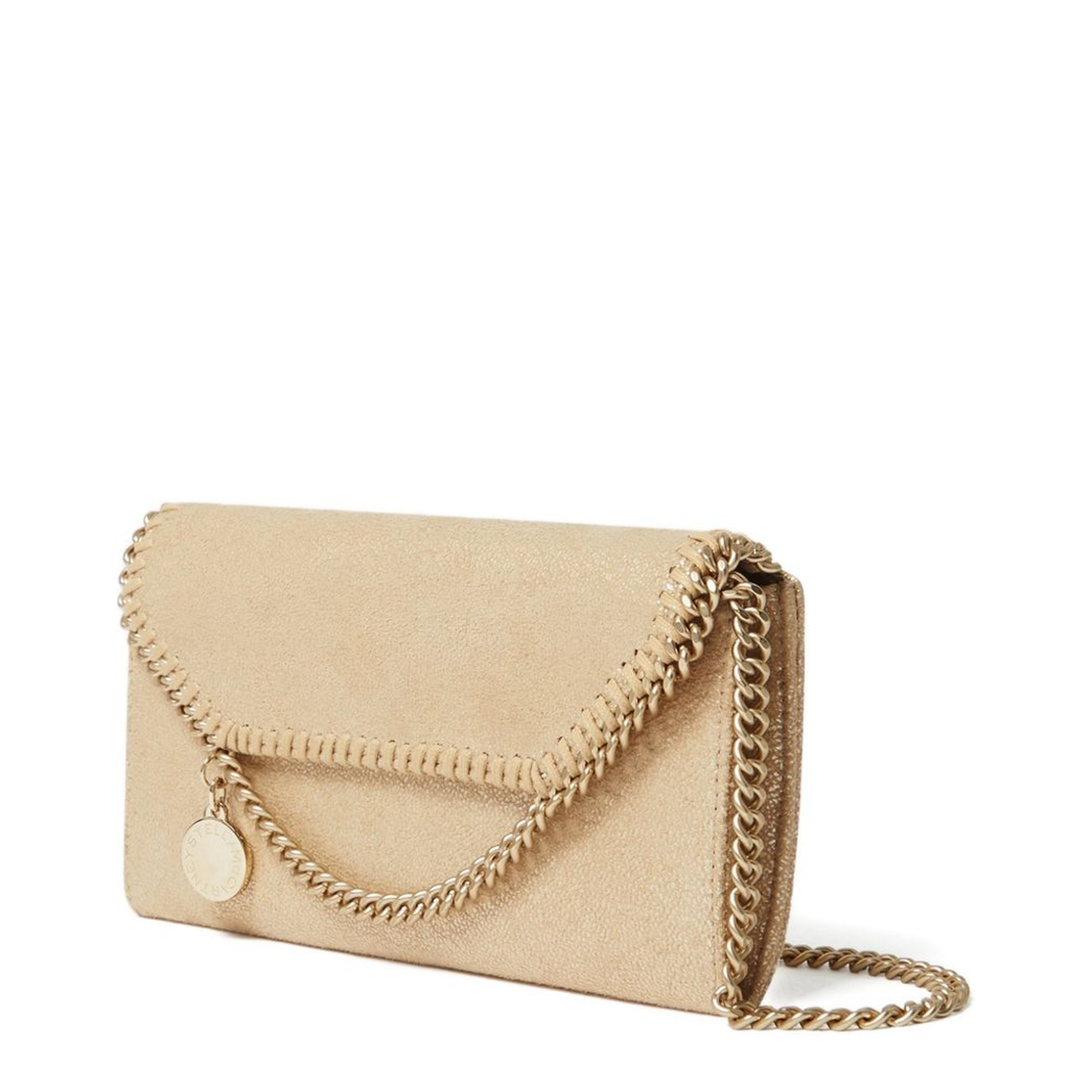 Gold Falabella Wallet-On-Chain Crossbody - Image 4