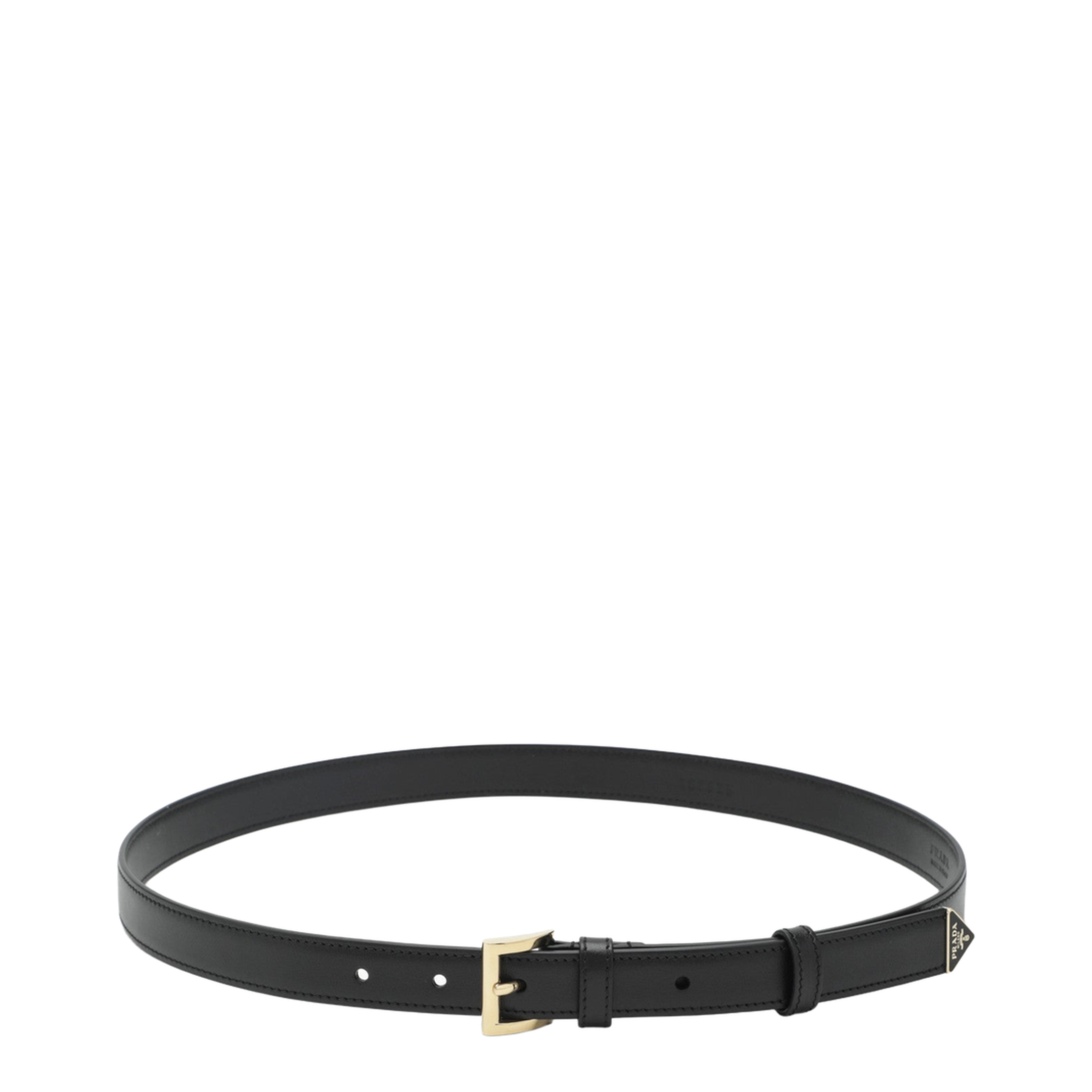 Black Belt with Appliqué - Image 1