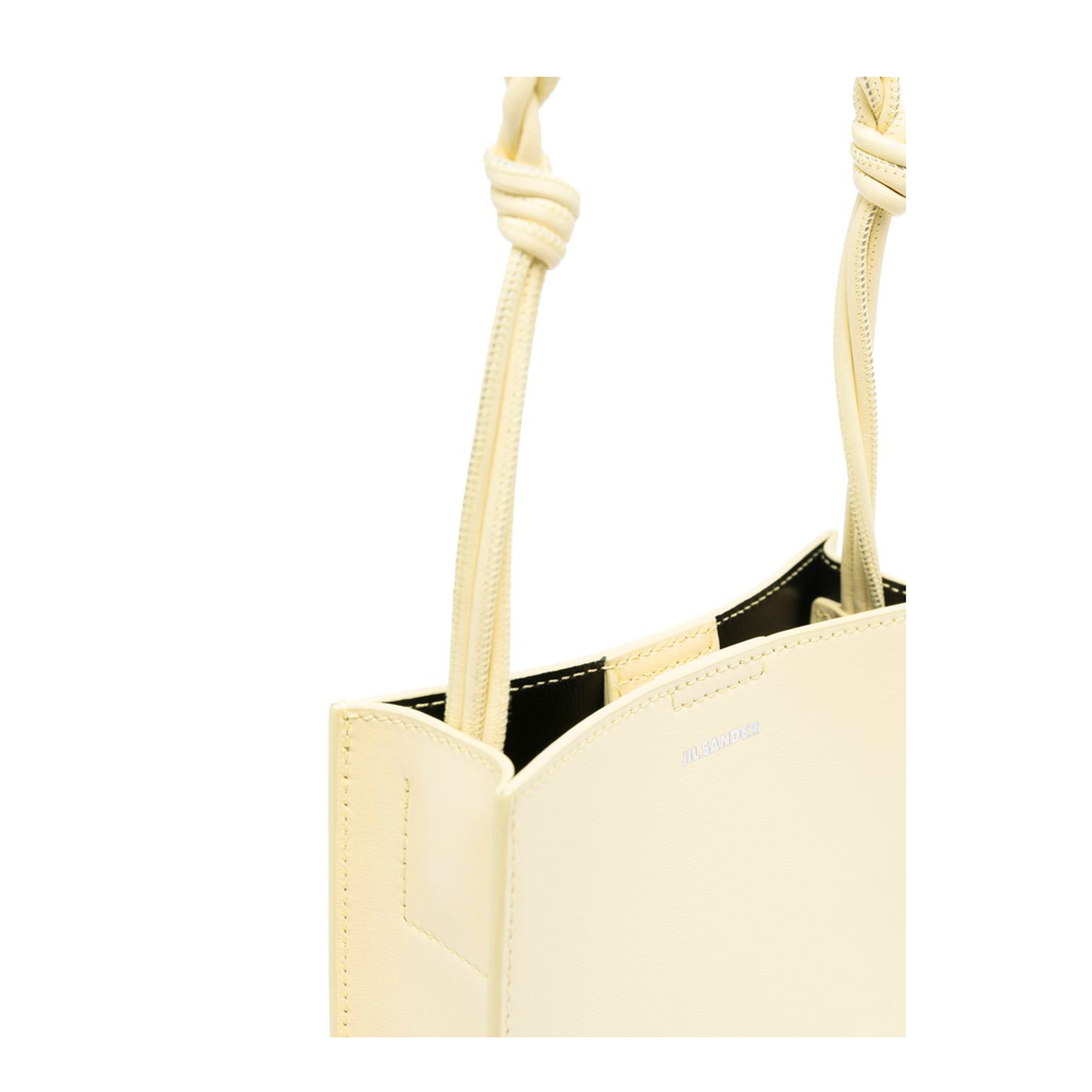 Tangle Small Calfskin Shoulder Bag - Eggshell - Image 4