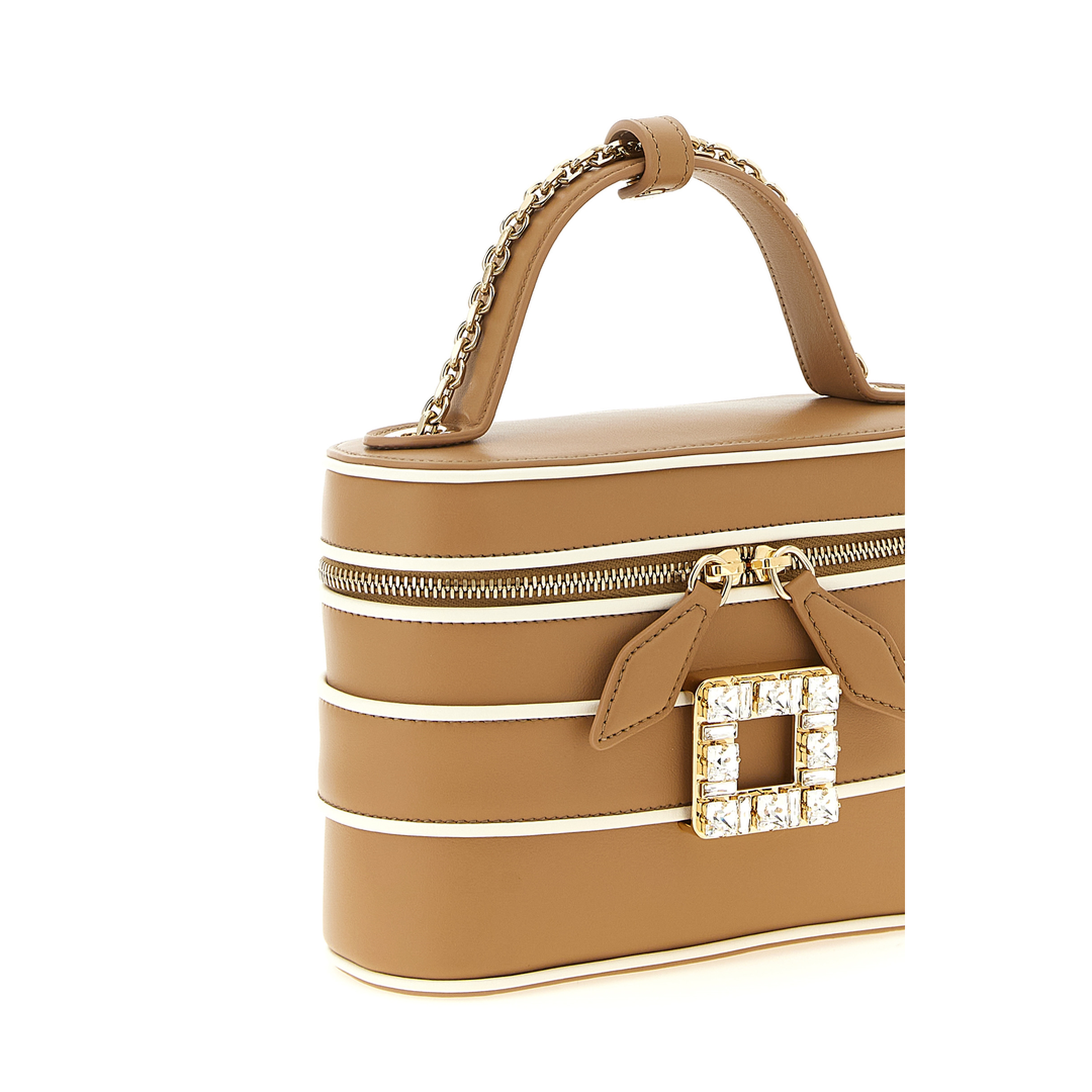 Vanity Très Vivier Micro Bag in Leather - Camel - Image 3