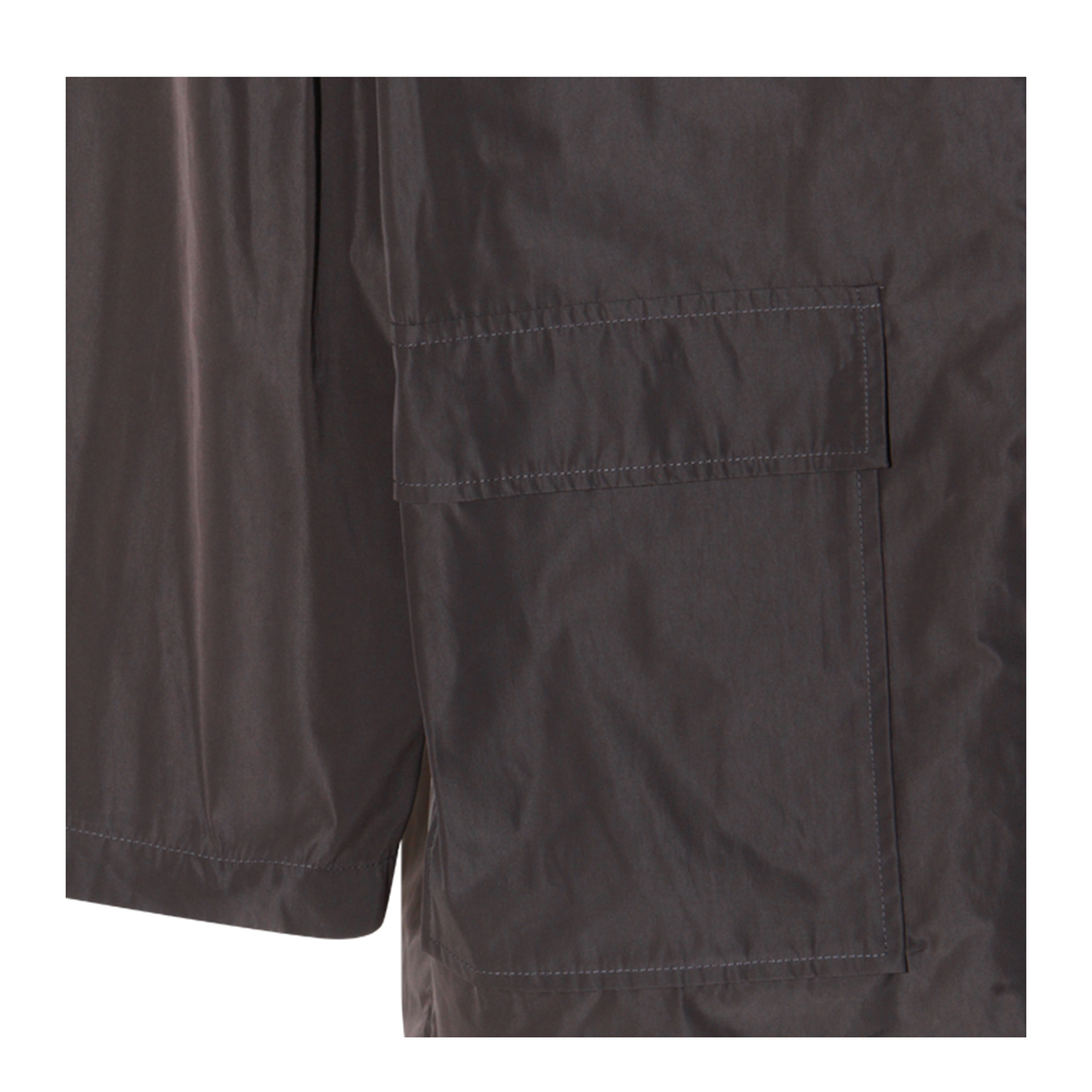 Logo-Print Single-Breasted Coat - Image 5