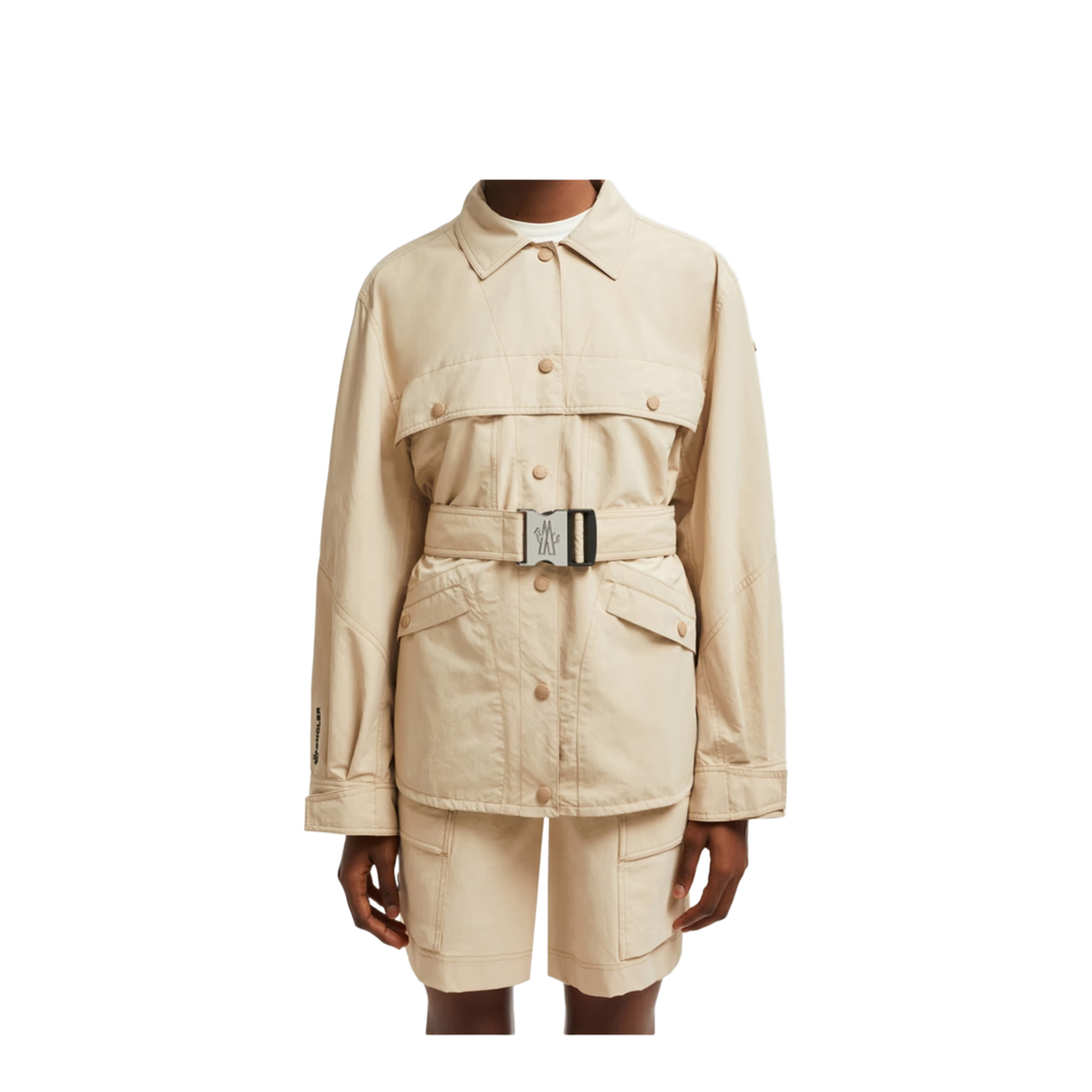 Beige Kaeng Belted Field Jacket - Image 2