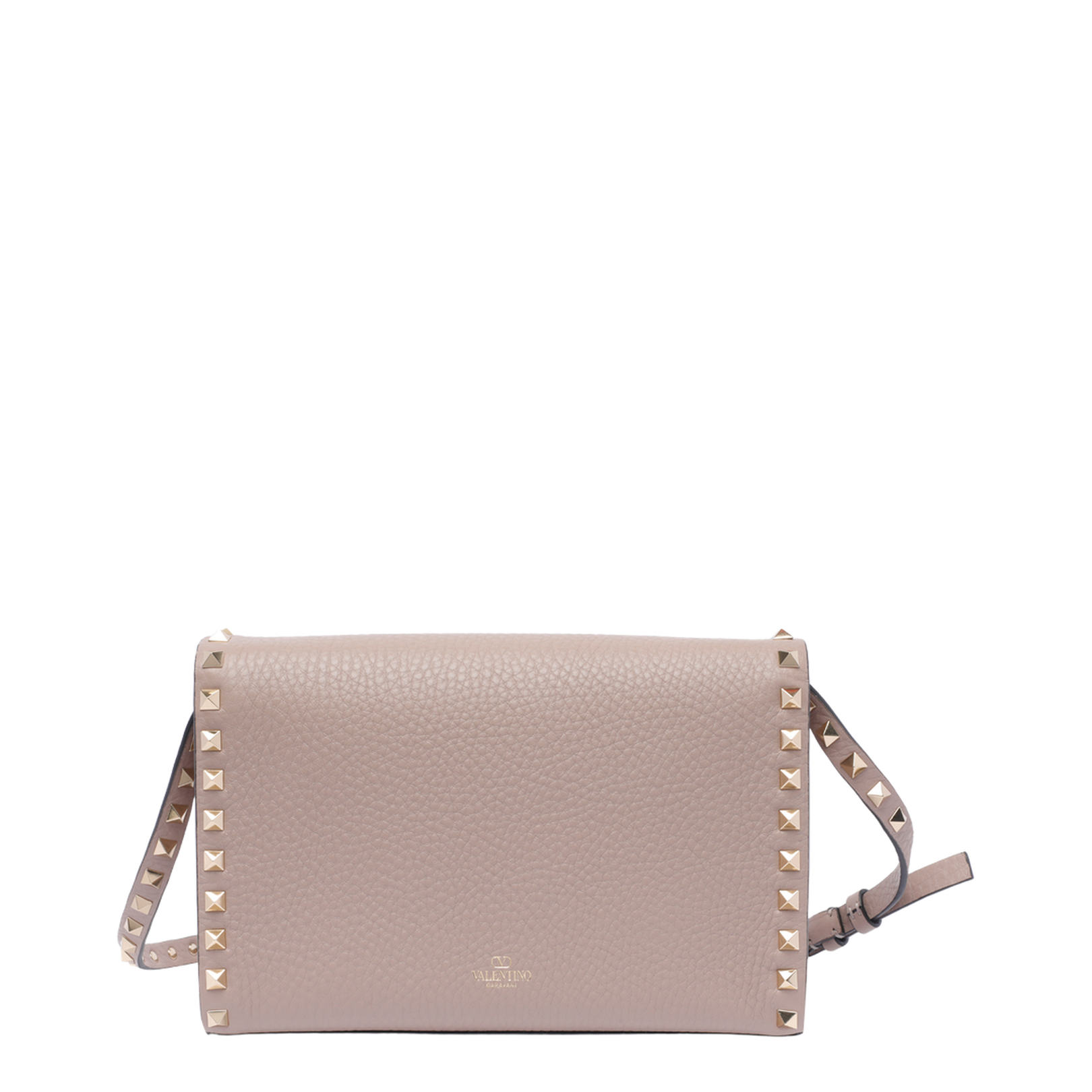 Small Rockstud Grainy Calfskin Crossbody Bag - Image 3