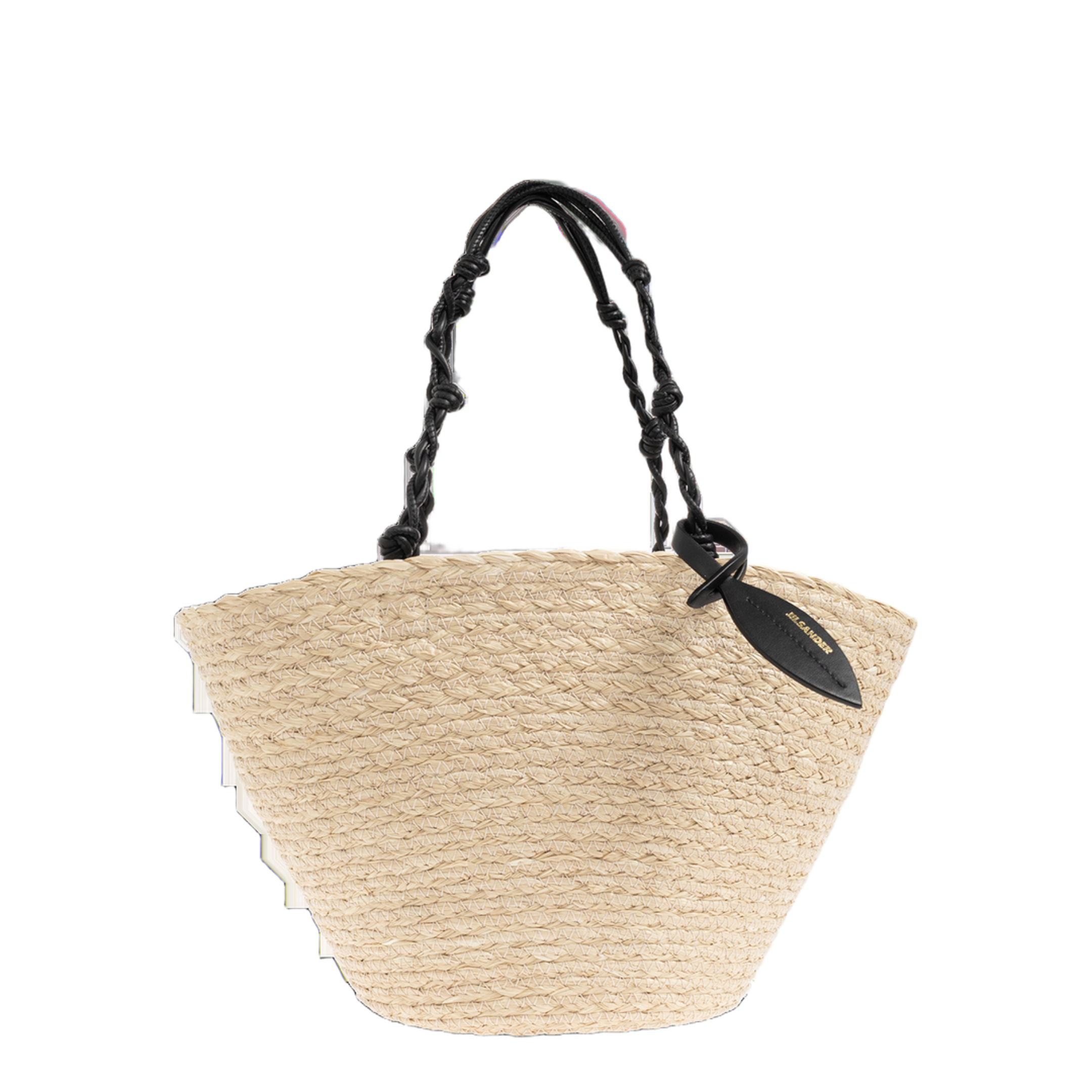Tangle Small Woven Tech Bucket Bag - Blue - Image 1