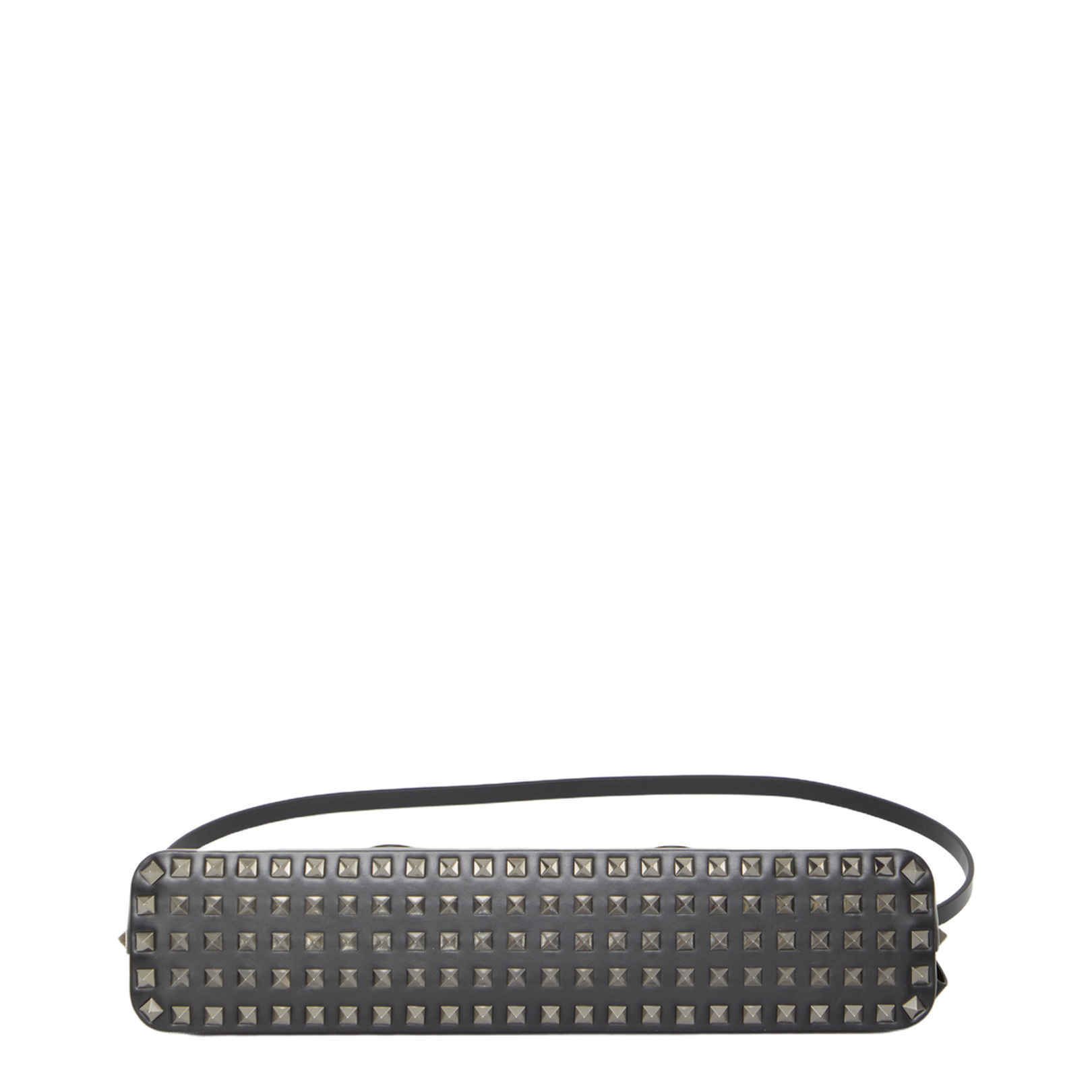 Rockstud Calfskin East-West Handbag - Black - Image 3