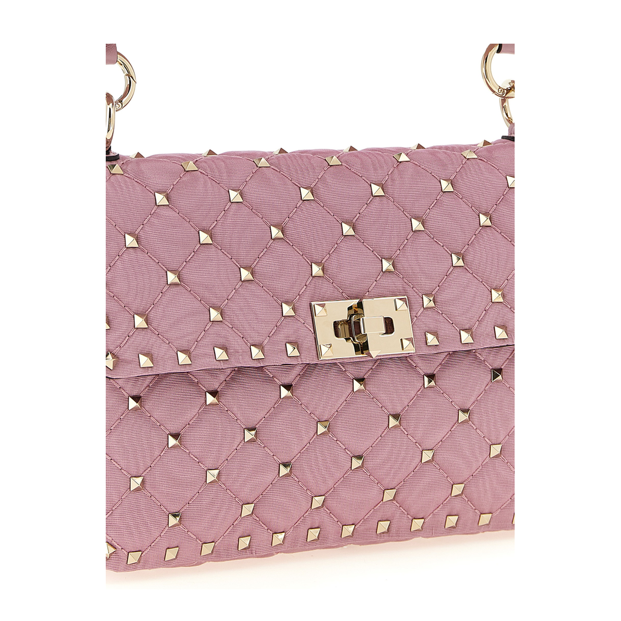 Rockstud Spike Shoulder Bag - Pink - Image 3