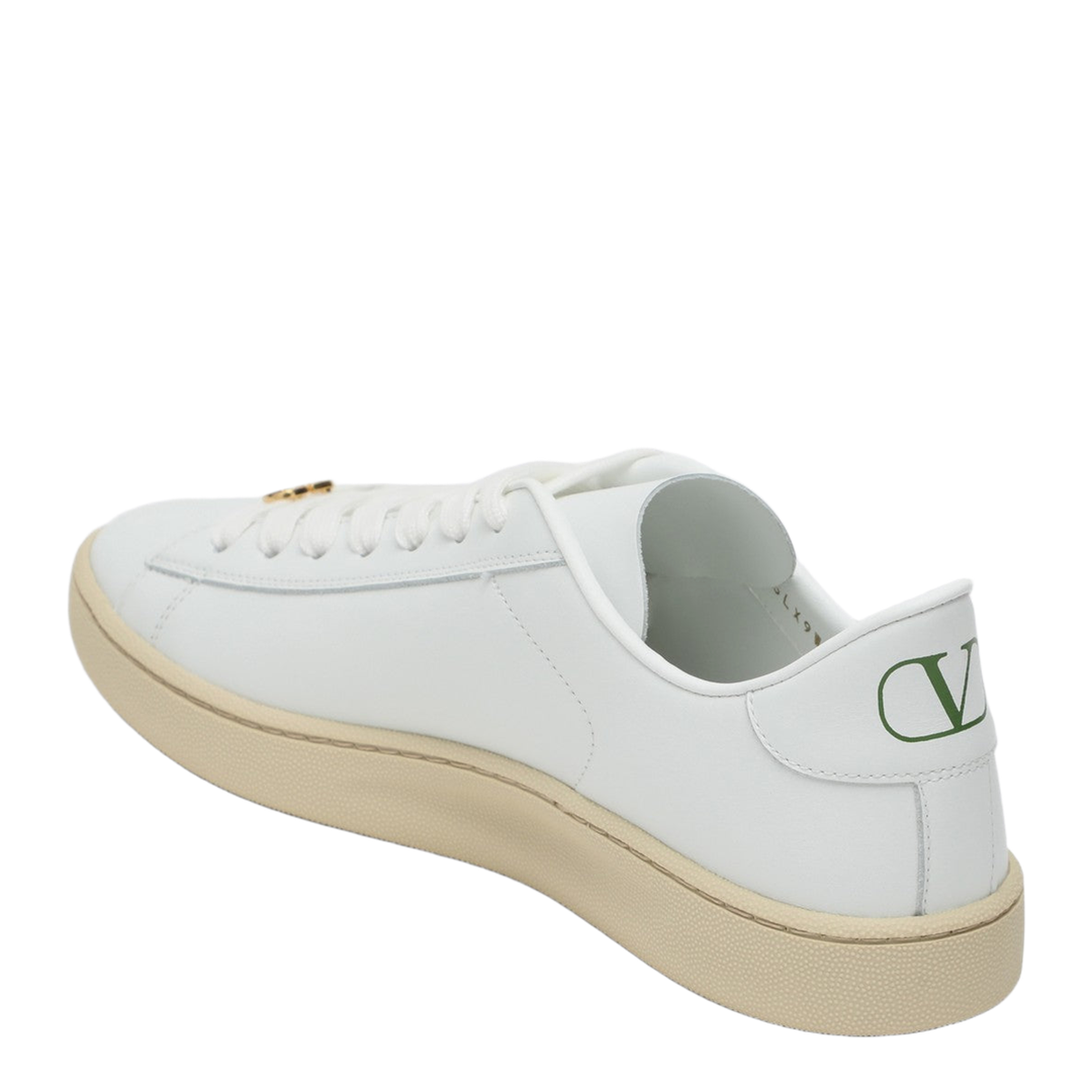 White Leather Royco Sneakers - Image 2