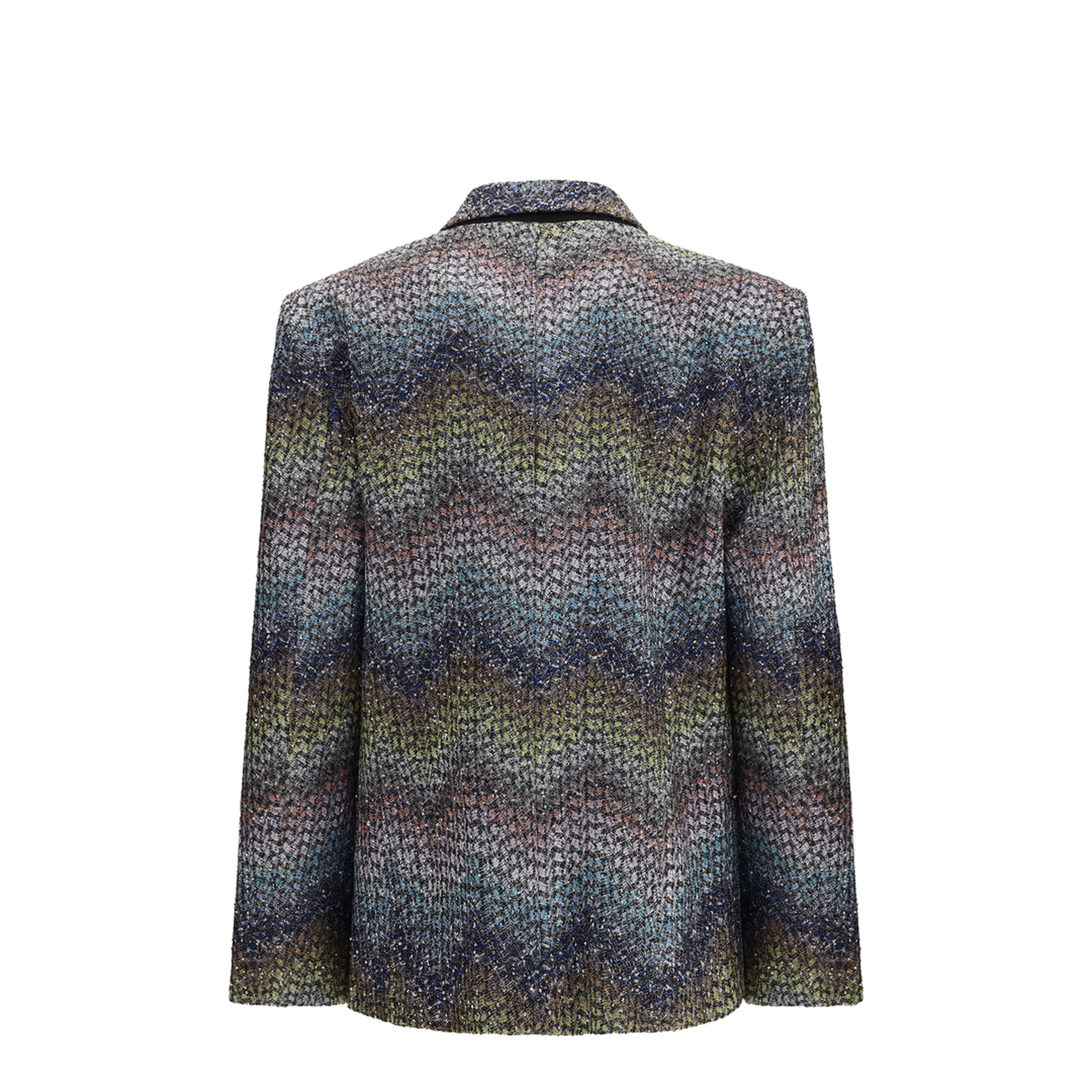 Single-breasted Lamé Viscose Blazer - Image 2