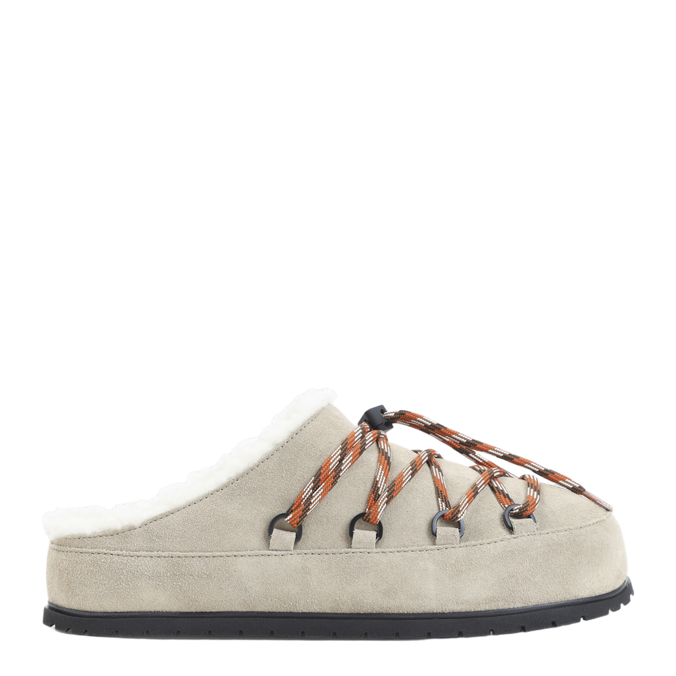 Shearling-Lined Mules - Image 1