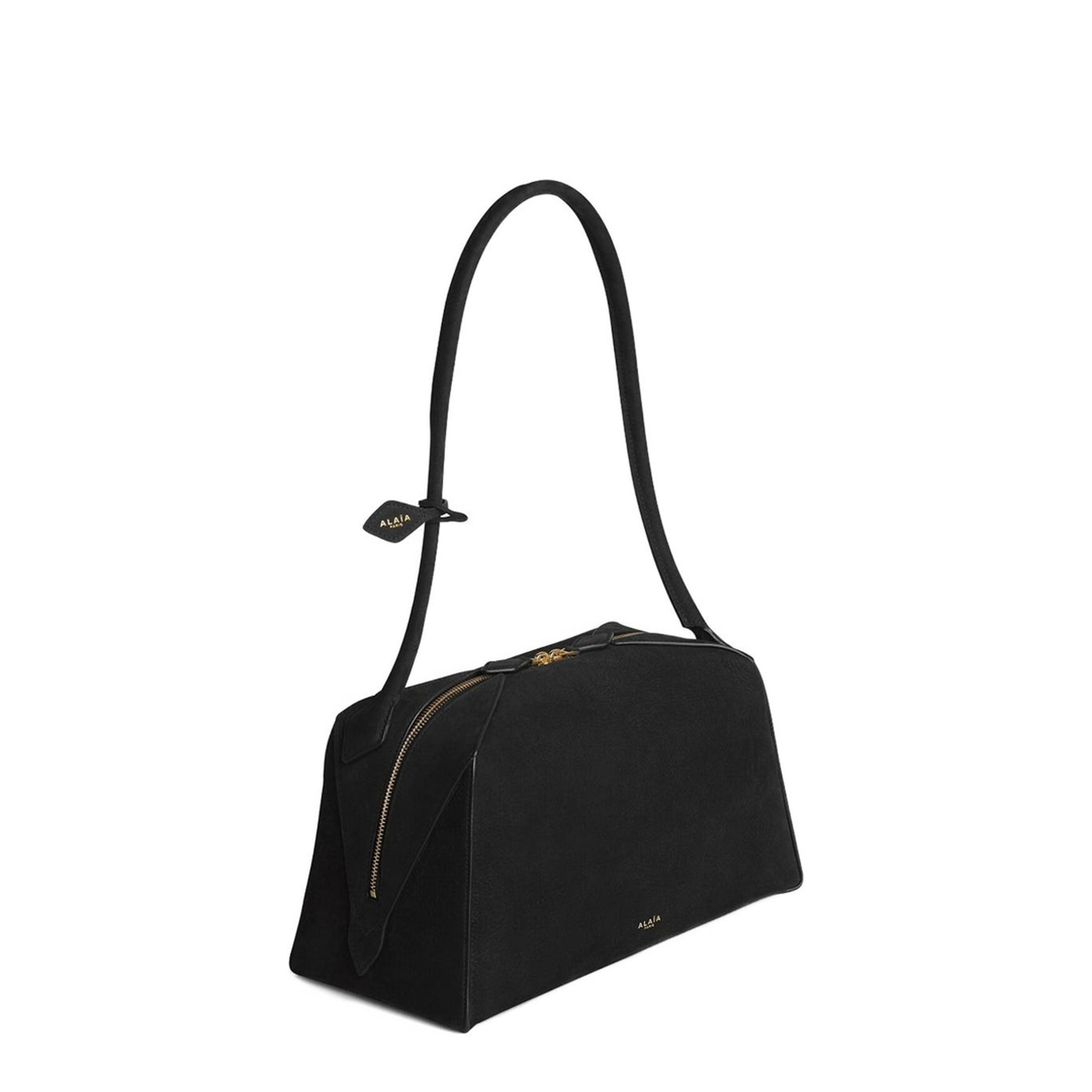 Noir Le Bouledogue Bag in Nubuck - Image 2