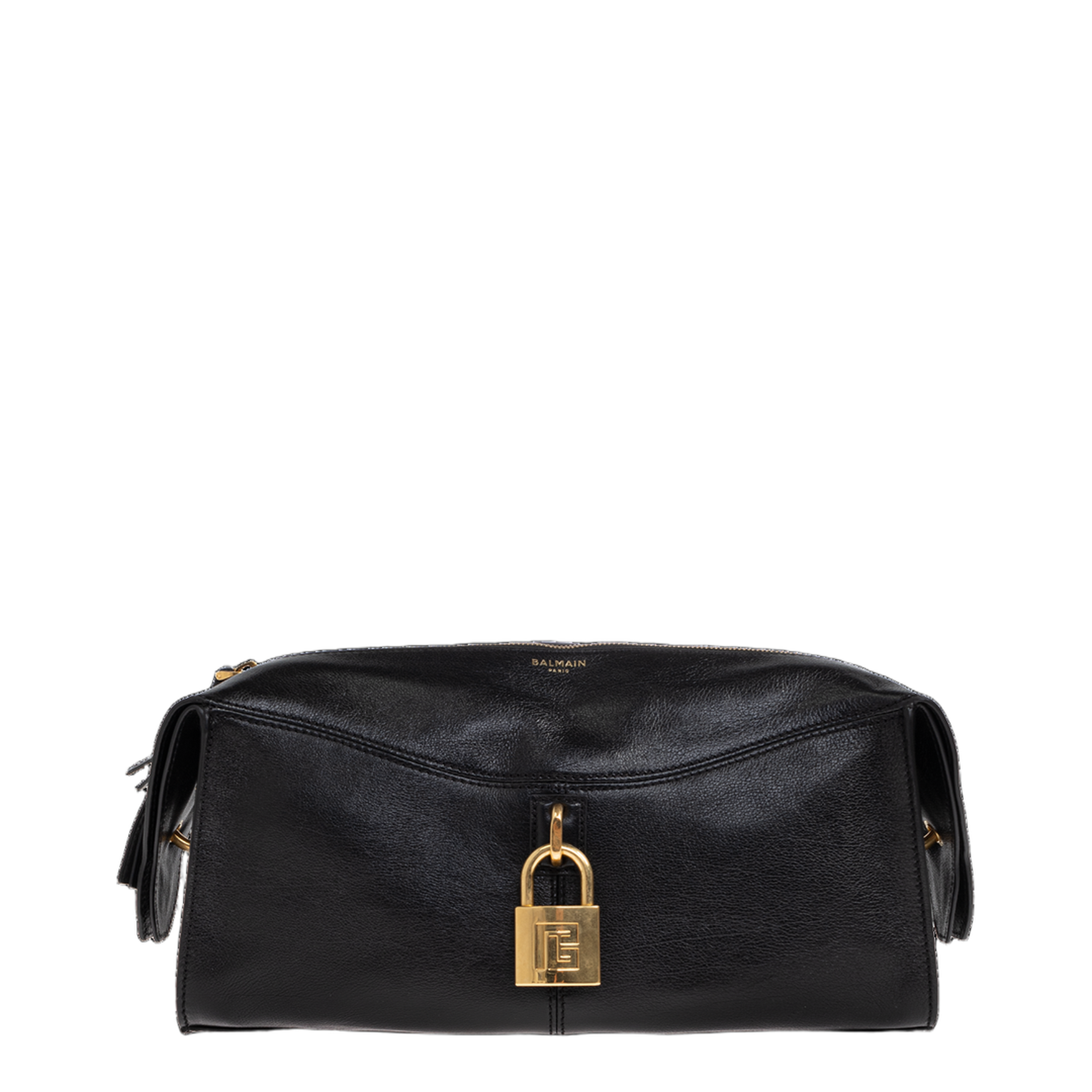 Pulse Leather Shoulder Bag Black - Image 1