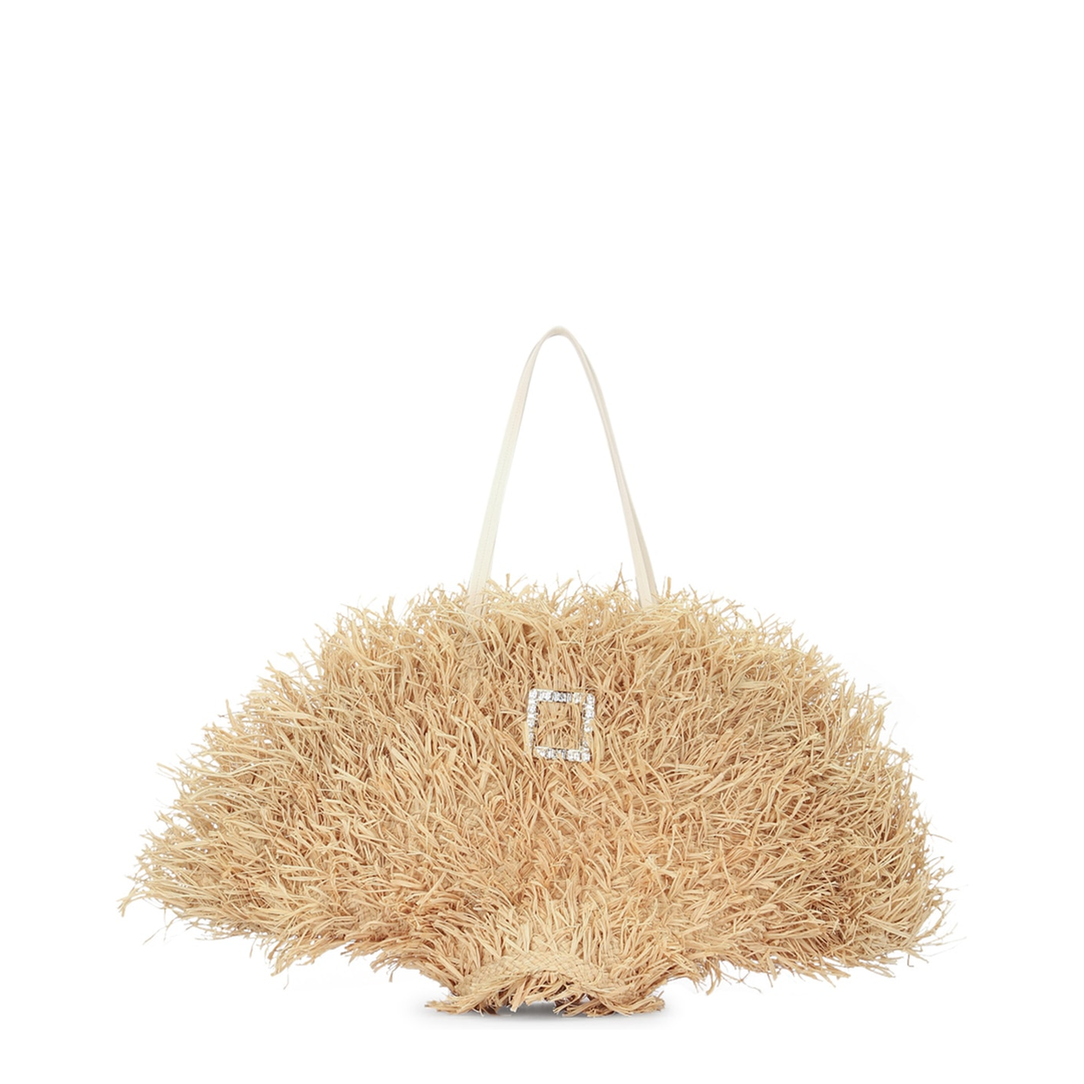Très Vivier Large Raffia Shopping Bag - Natural - Image 1