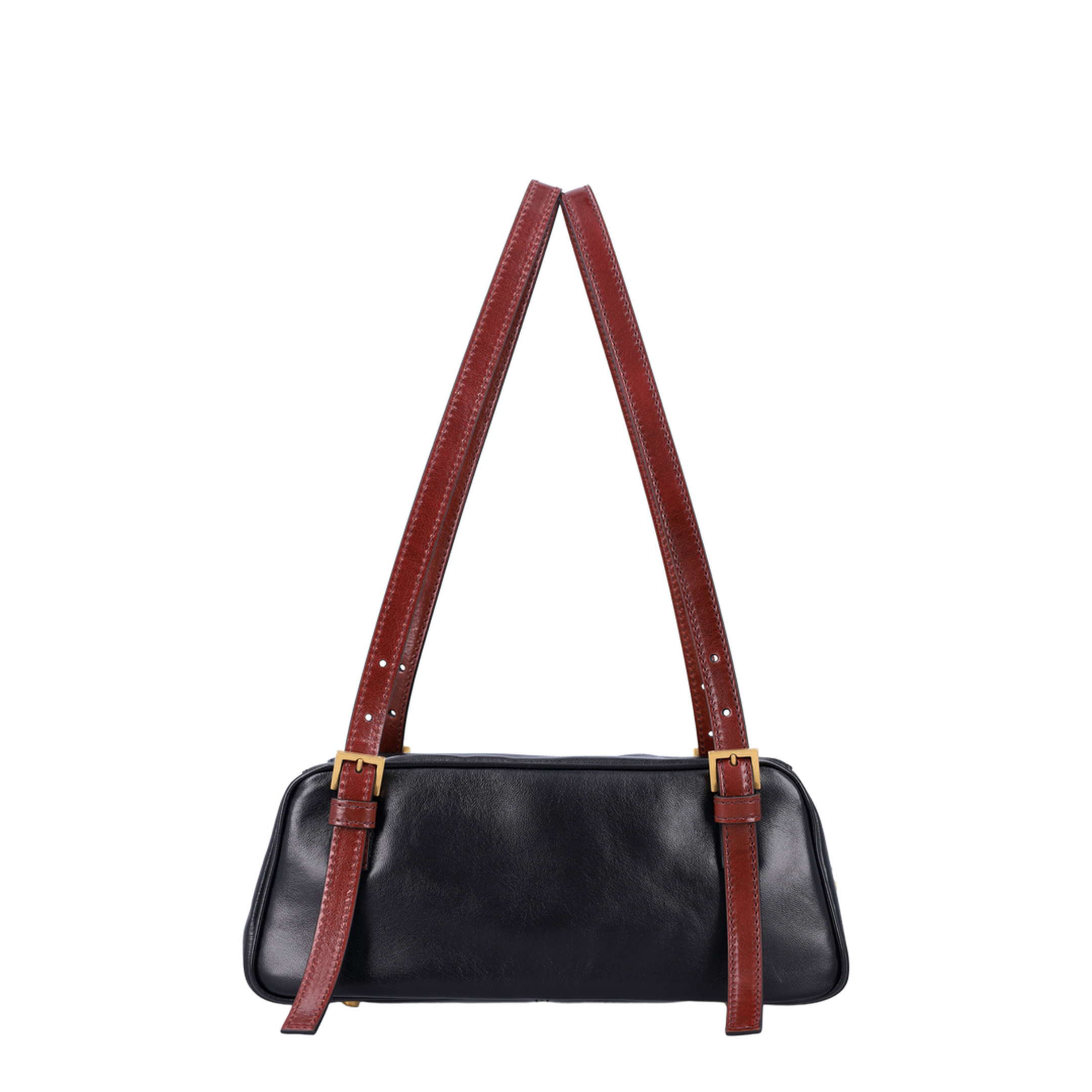 Emblème Nappa Bowling Bag - Black - Image 4