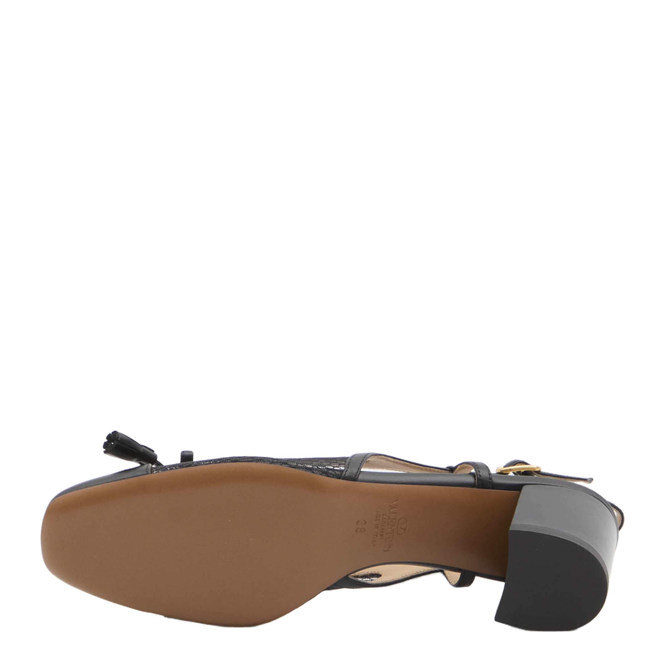 Black Valet Du Roi Slingback Pumps - Image 4