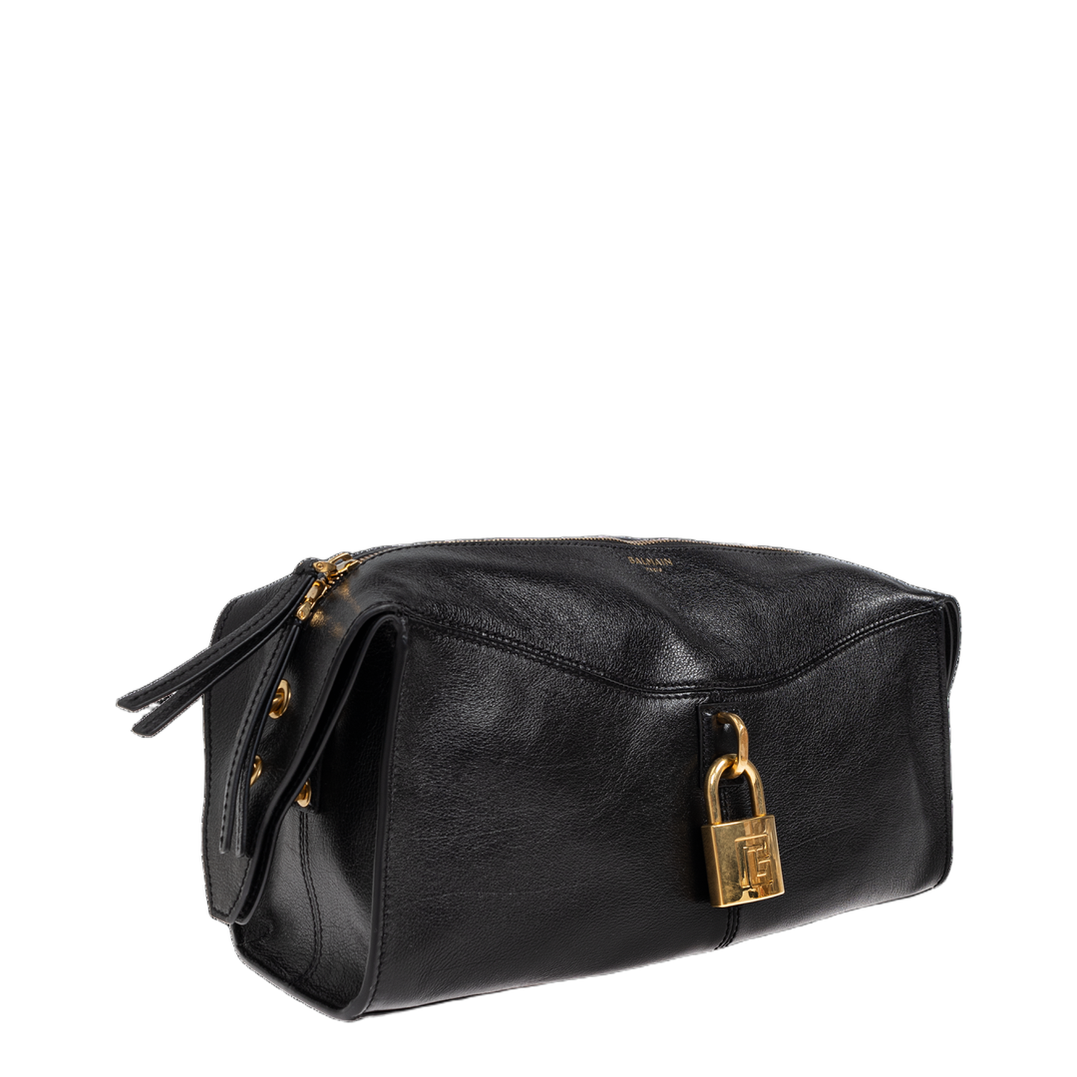 Pulse Leather Shoulder Bag Black - Image 4