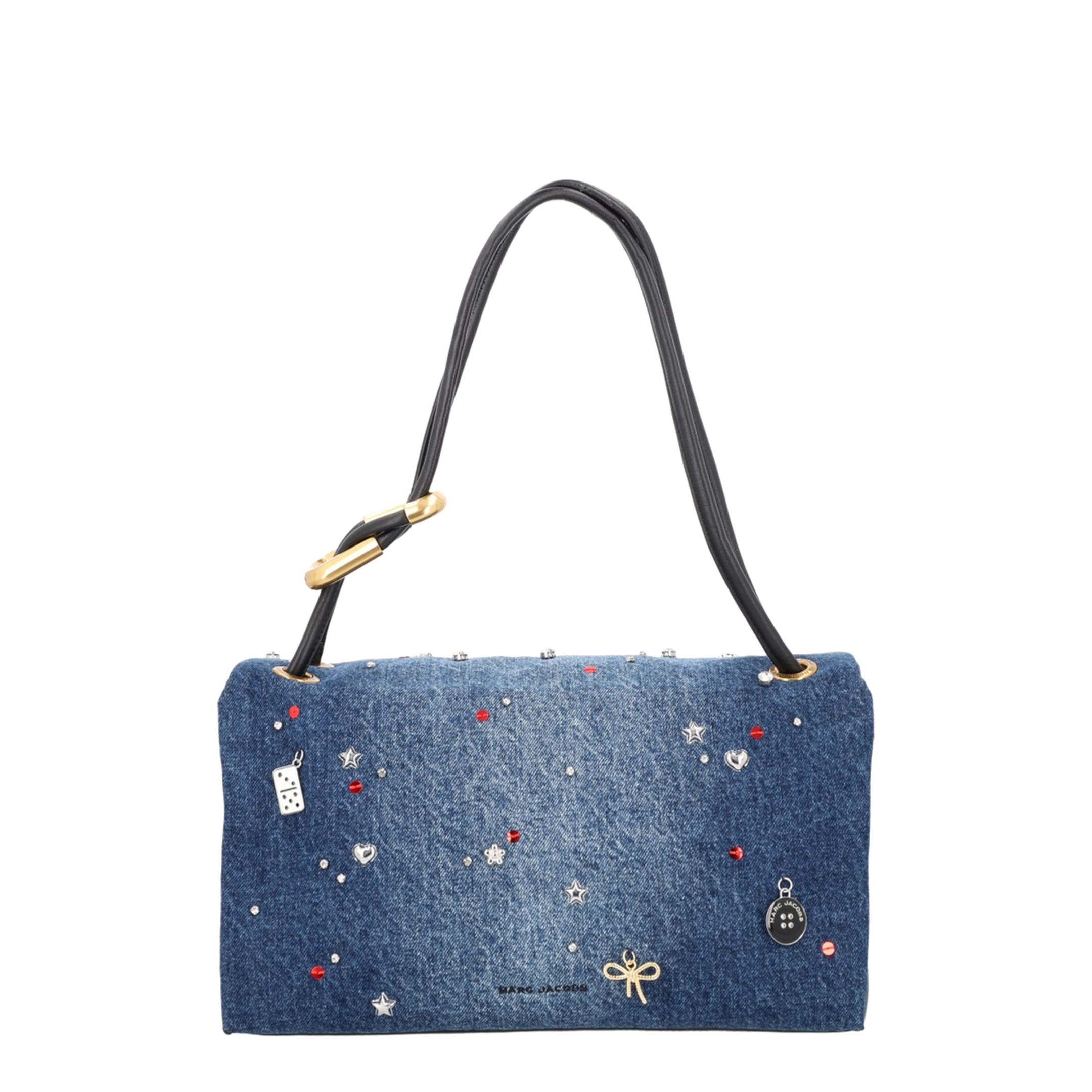 Large Dual Denim Shoulder Bag - Image 2