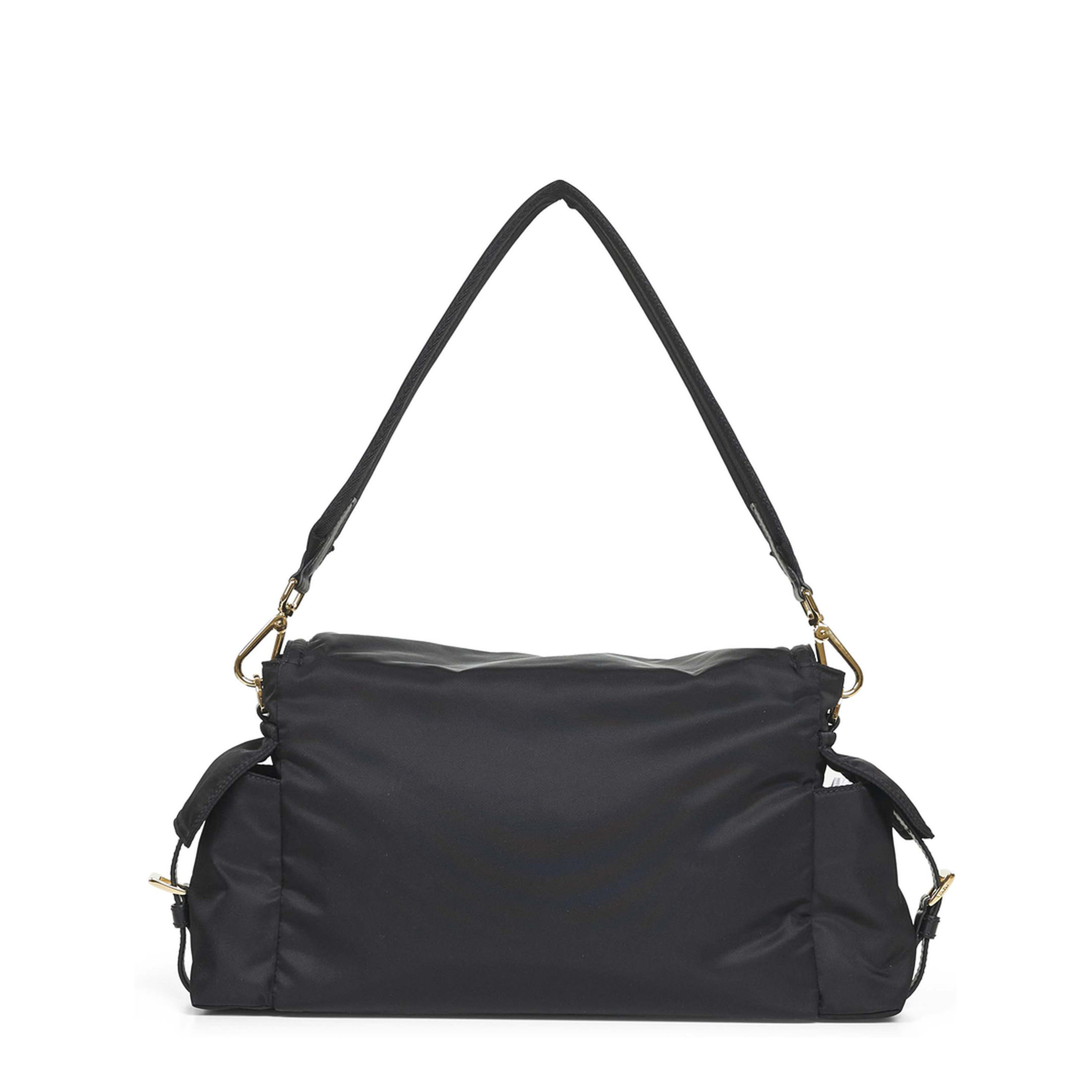 Explore Large Re-Nylon Shoulder Bag - Black - Image 3