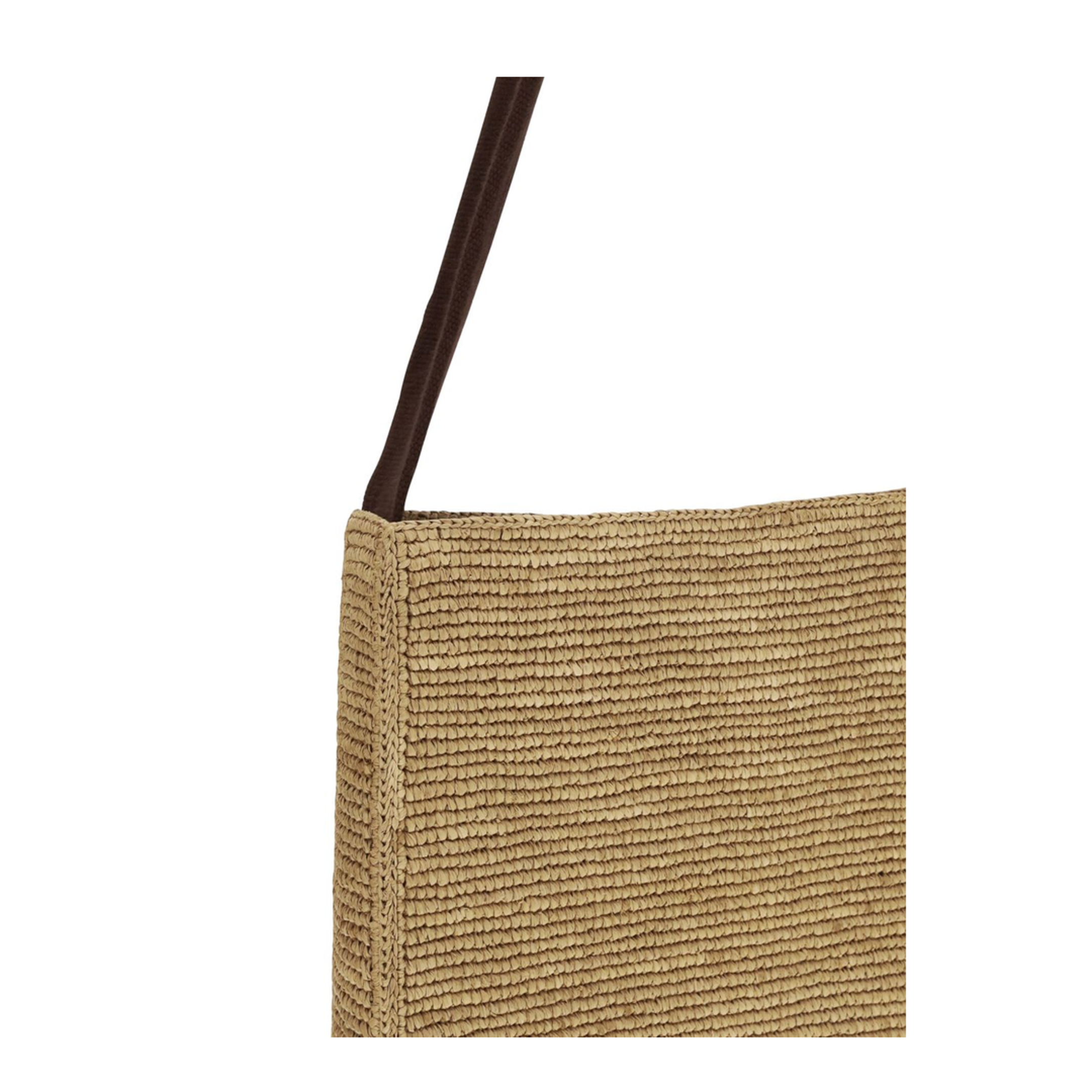 Lori Raffia Shoulder Bag - Beige - Image 3