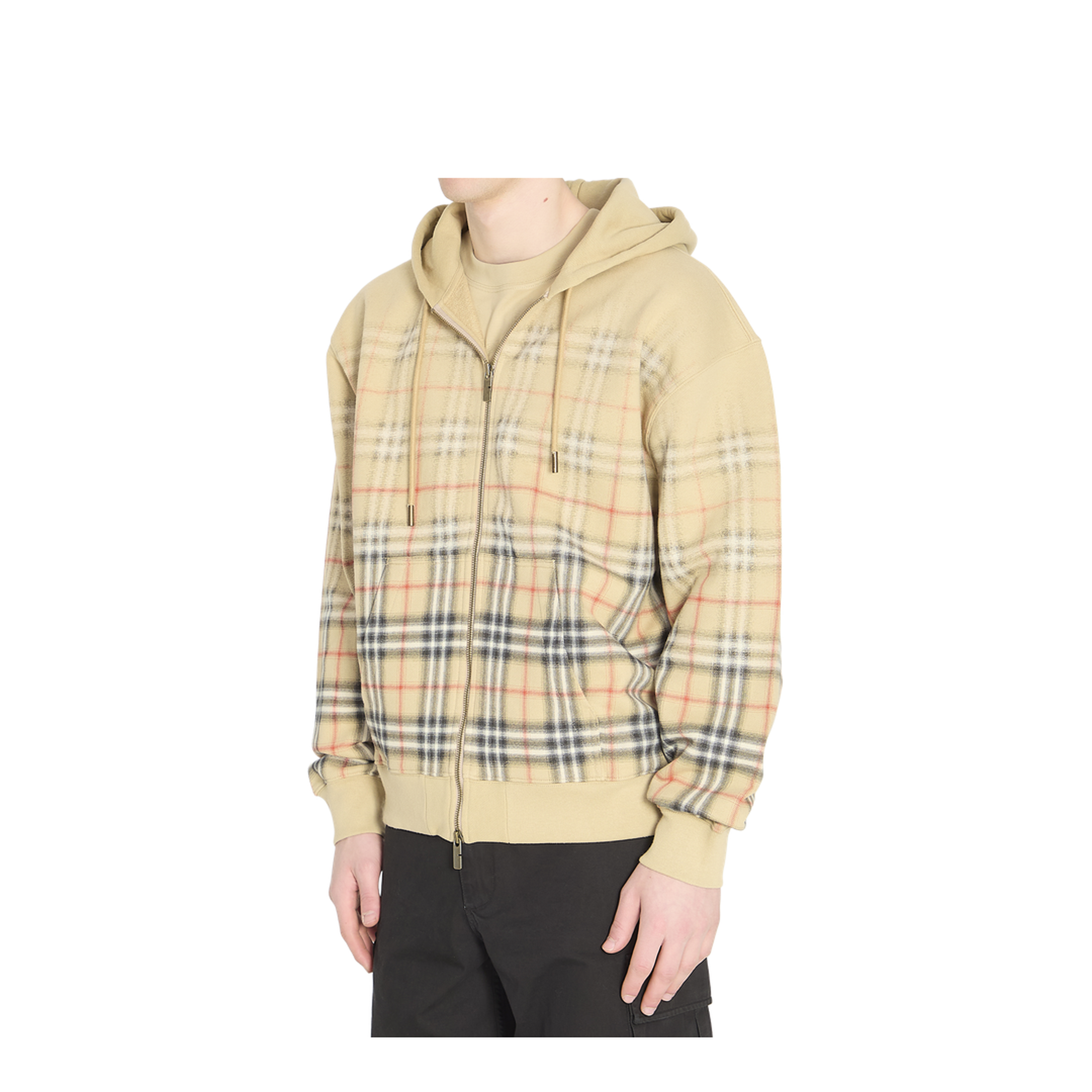 RORY DEG CHK HOODIE SWEATSHIRT - Image 2