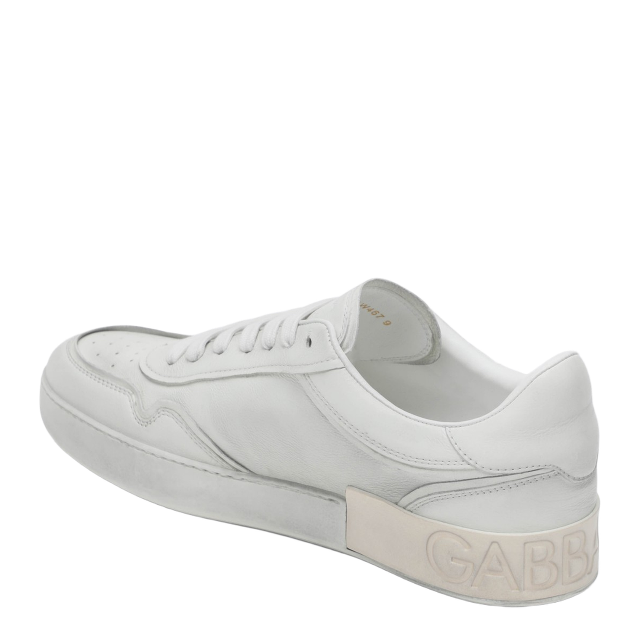 Vintage White Portofino Sneakers - Image 2