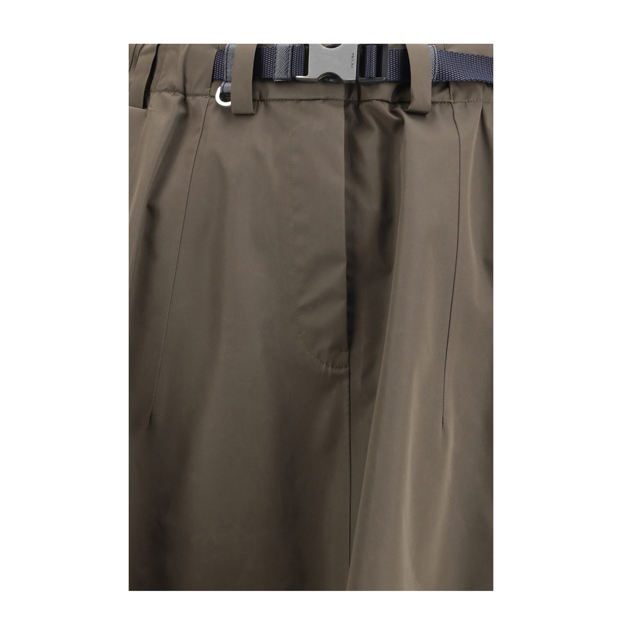 Nylon Midi Skirt - Image 3