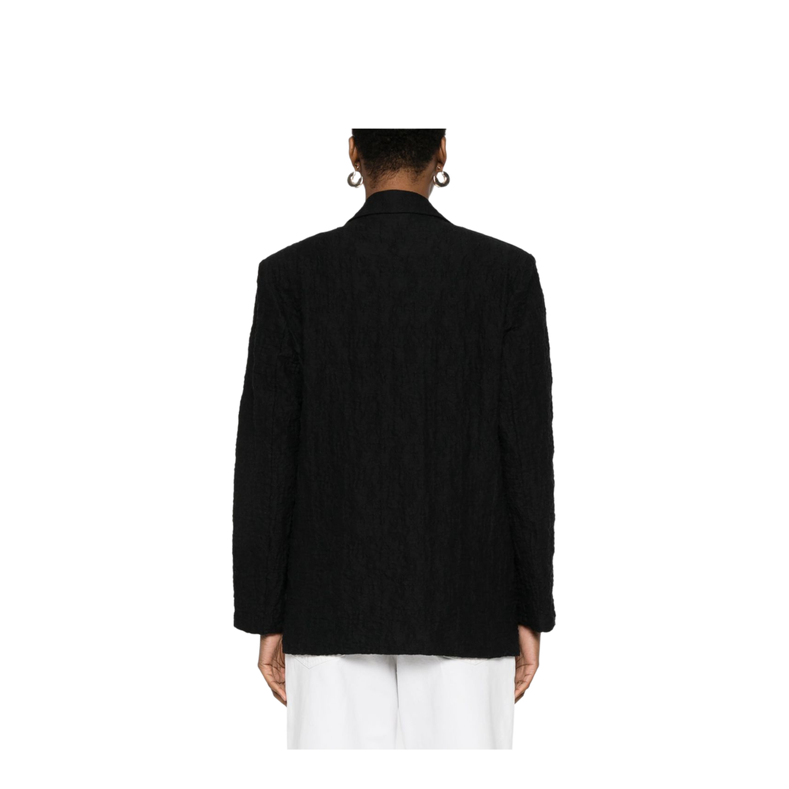 Cotton Blend Blazer Jacket - Image 3