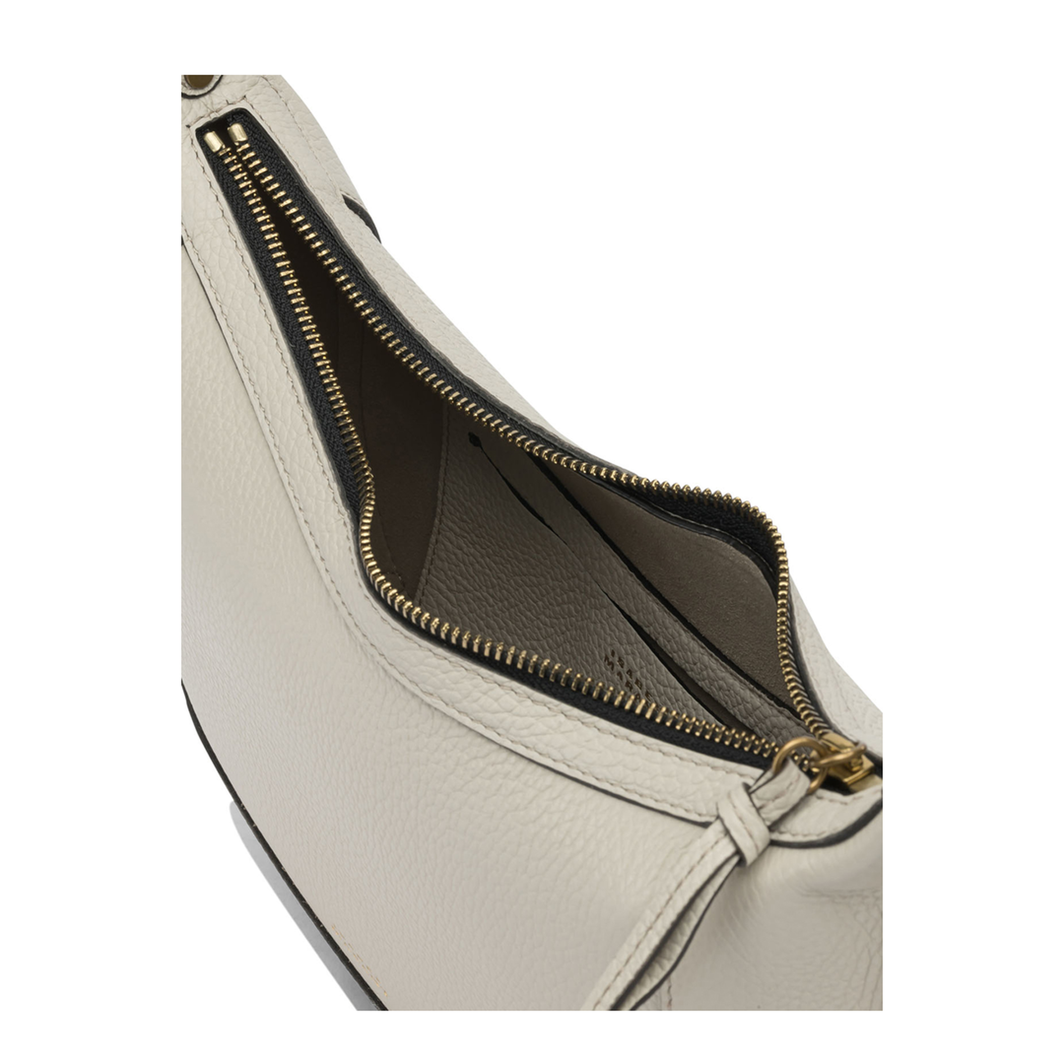 Naoko Calfskin Shoulder Bag - Cream - Image 5