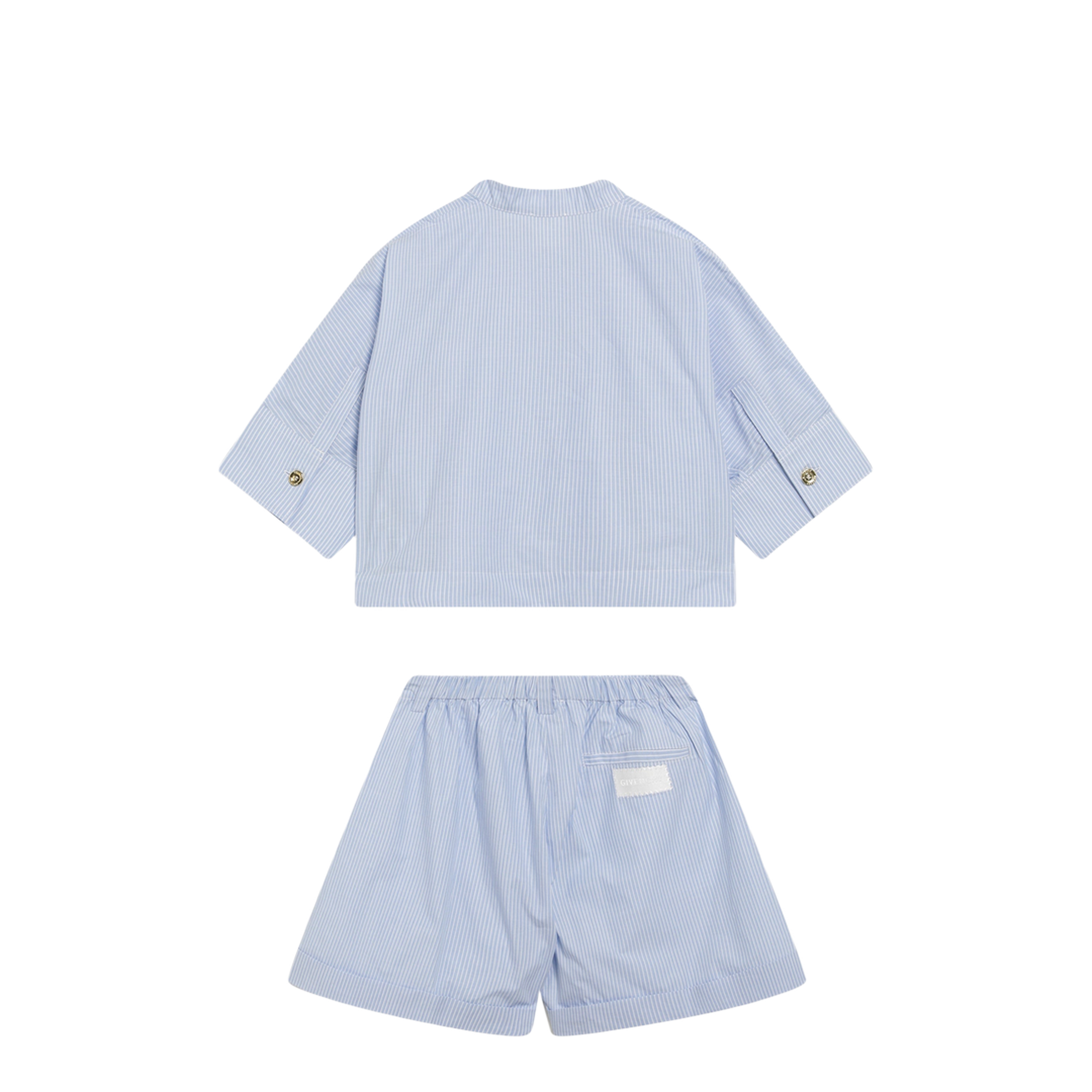 Light Blue Cotton Two-Piece Set - Image 2