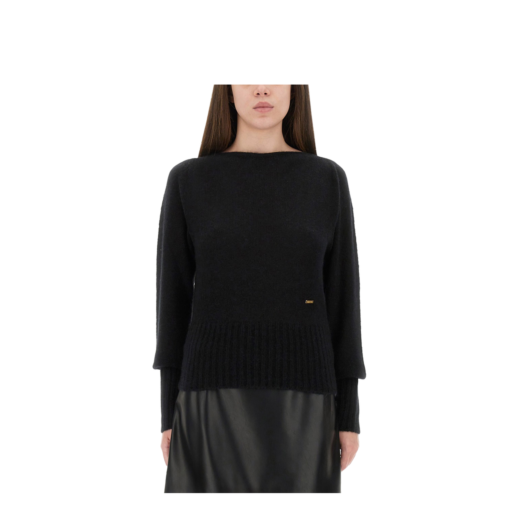 Boat-Neck Sweater - Image 1