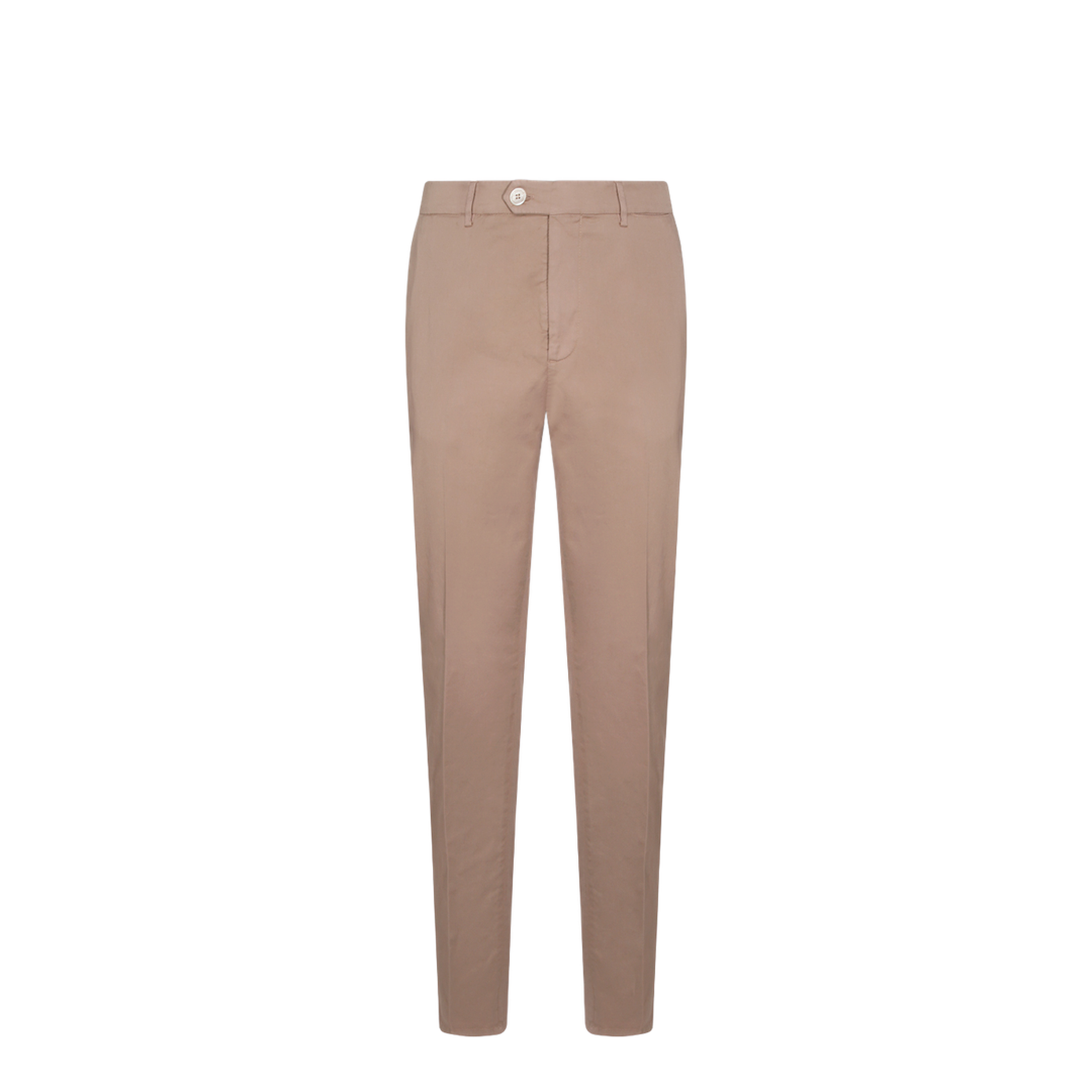 Cotton Pants Dark Beige - Image 2