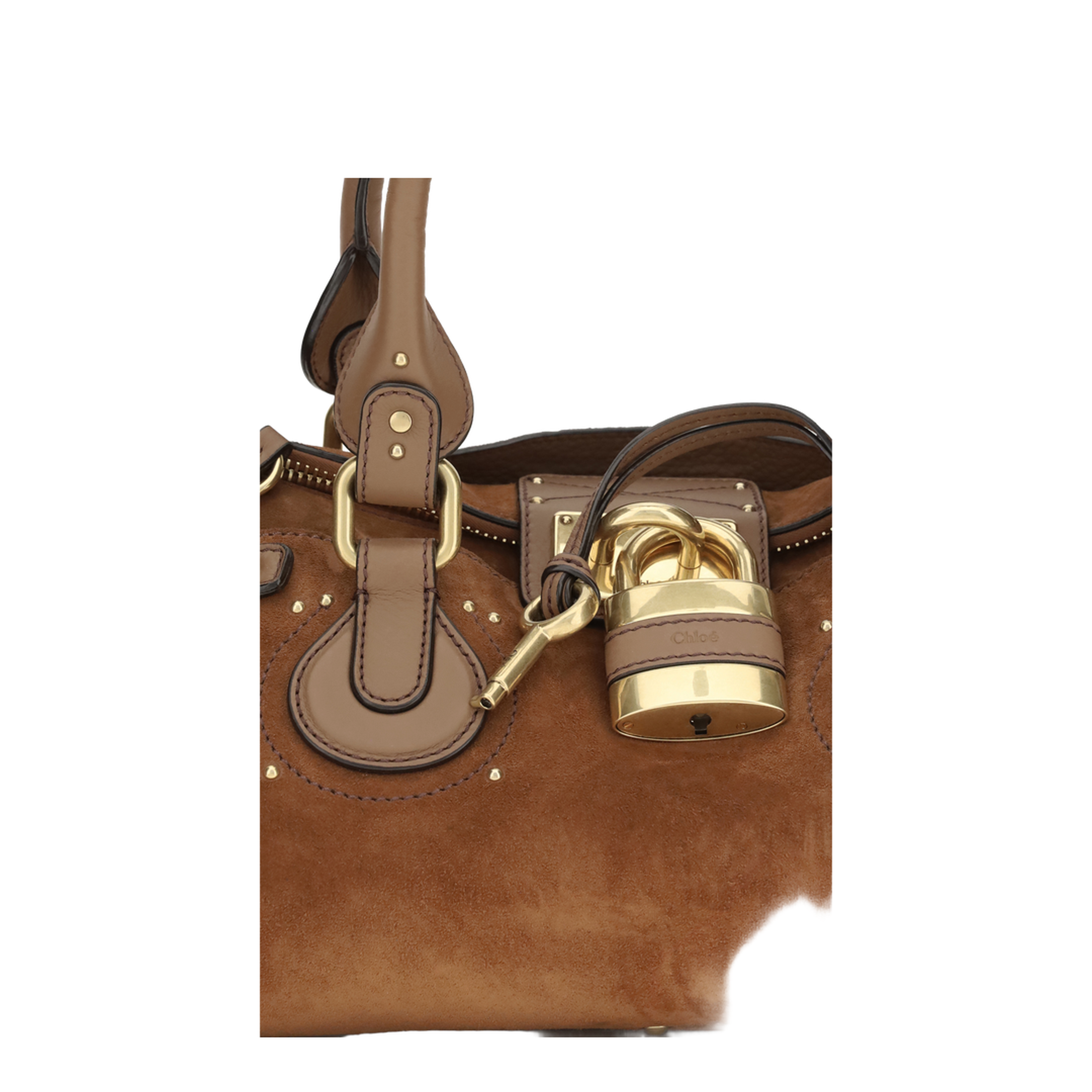 Paddington Suede Handbag - Image 4