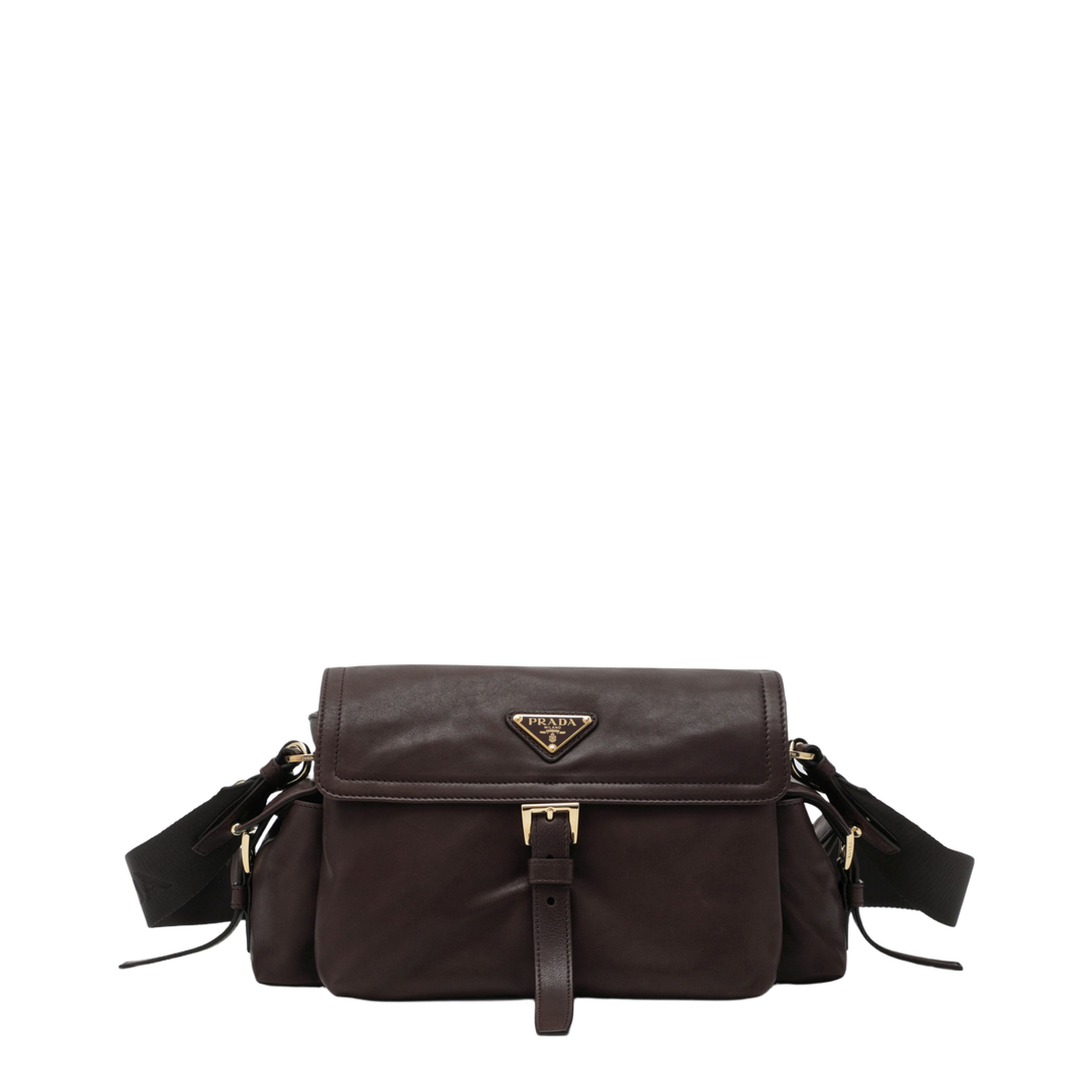 Explore Medium Nappa Leather Shoulder Bag - Sienna (Brown) - Image 1