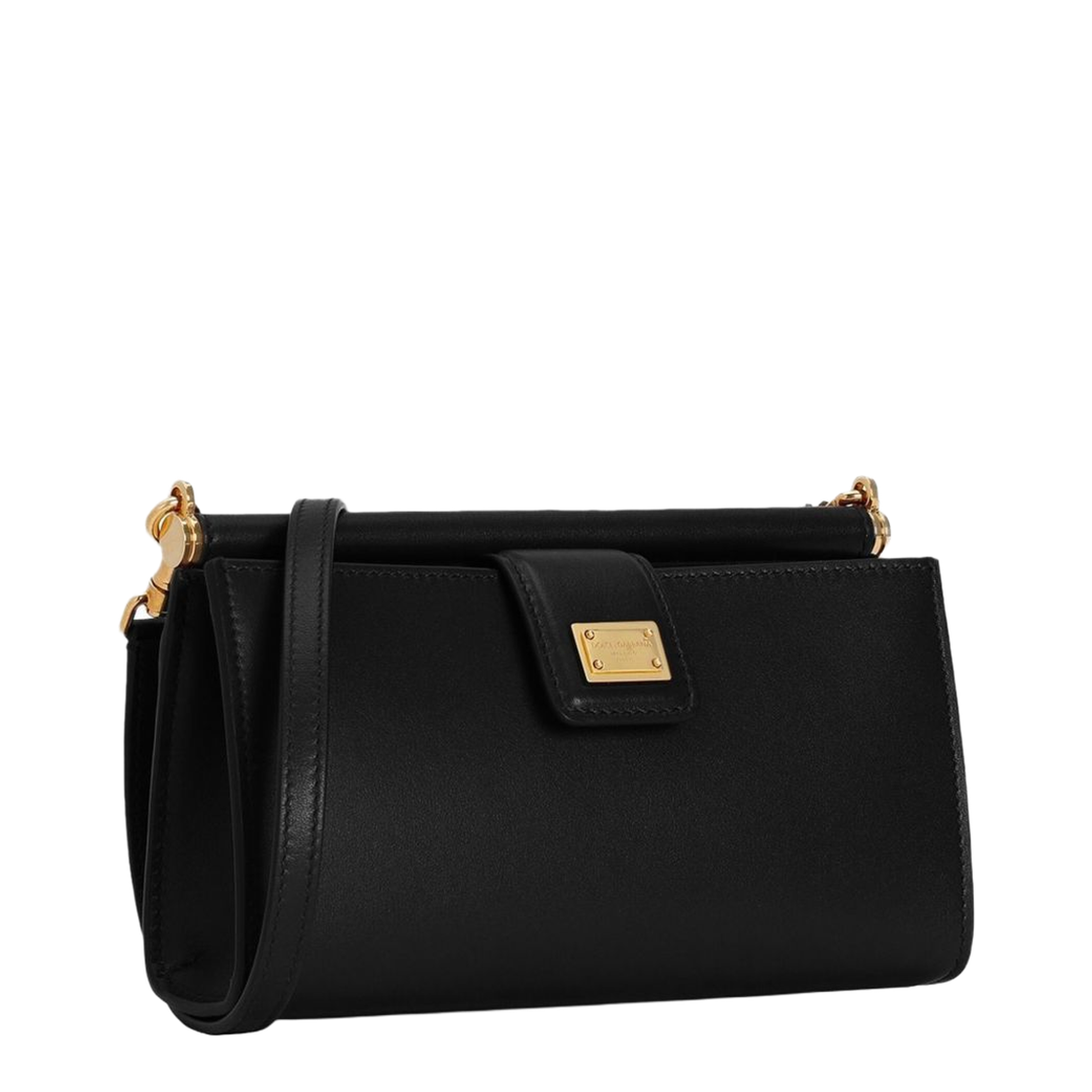 Plongé Calfskin Phone Bag - Black - Image 2