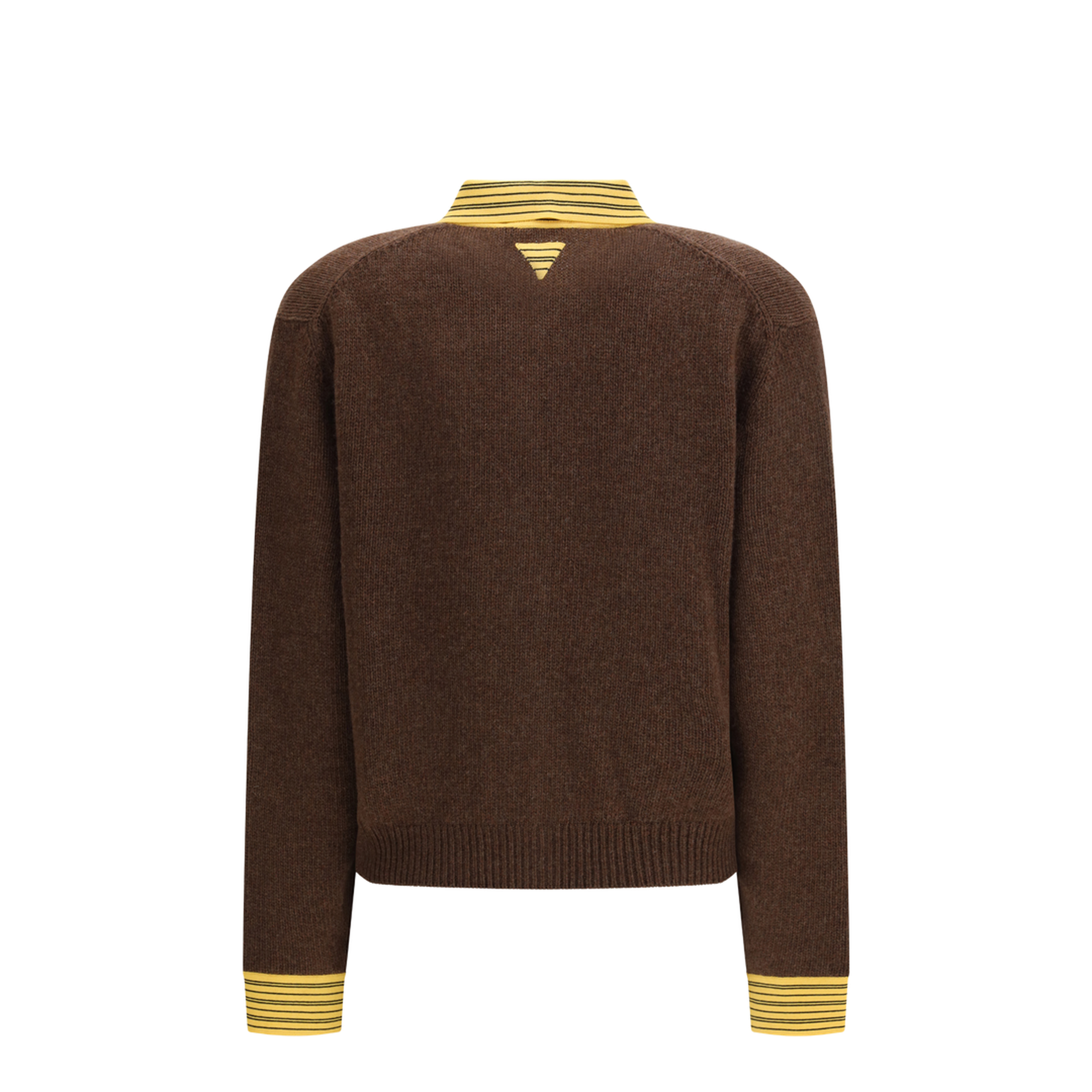 Sweater with a classic collar and front button fastening - Image 2